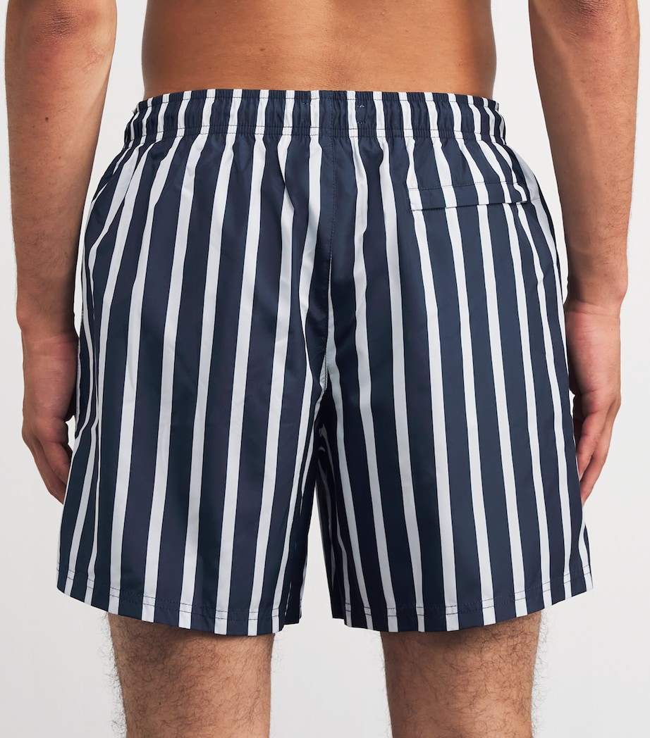 Stripe Swim Shorts 28 NAVY BLUE Image 3