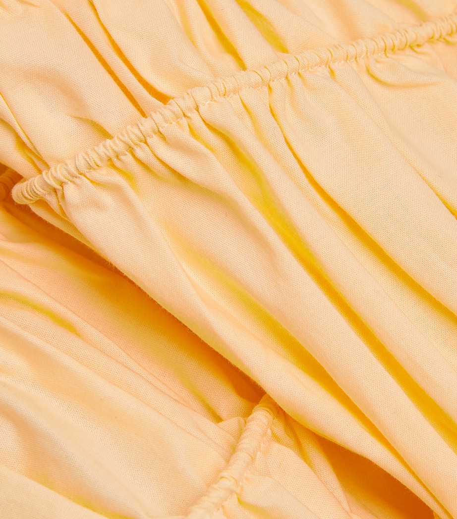 Cotton Saja Maxi Dress BANANA Image 5