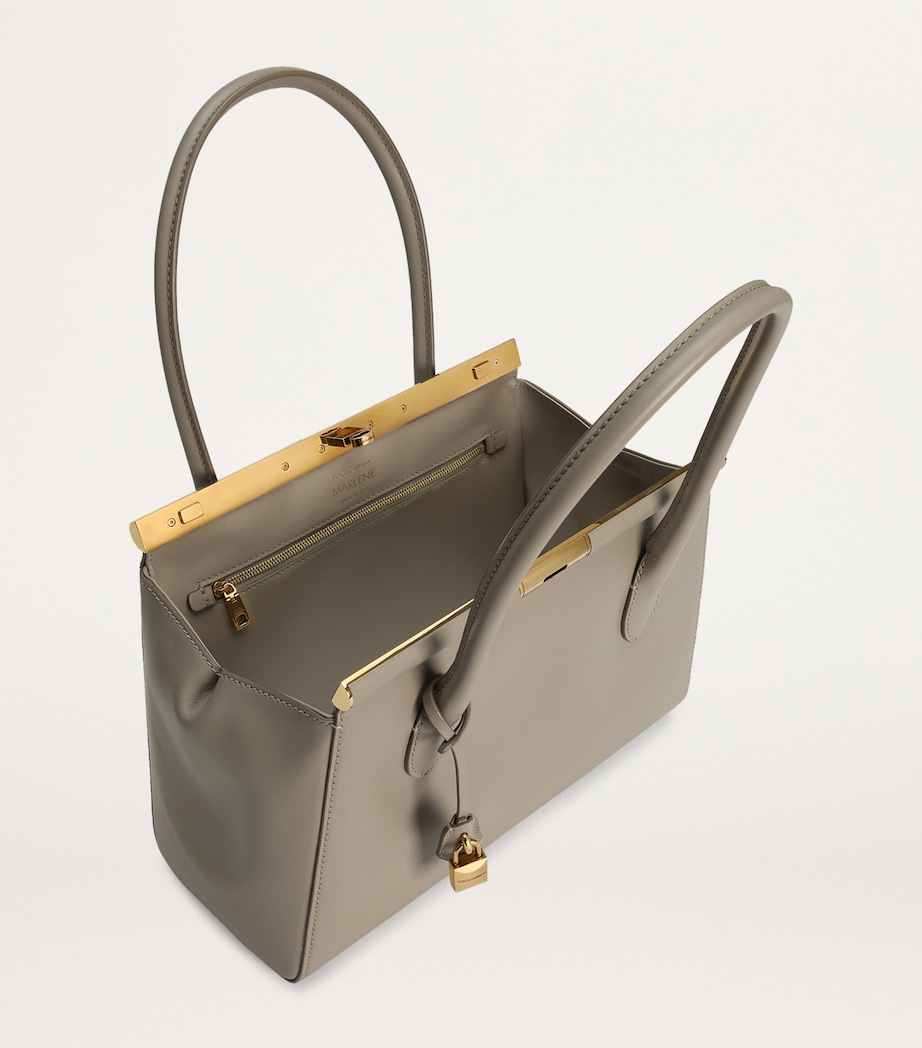Leather Top-Handle Bag 8I399-TALPA Image 4