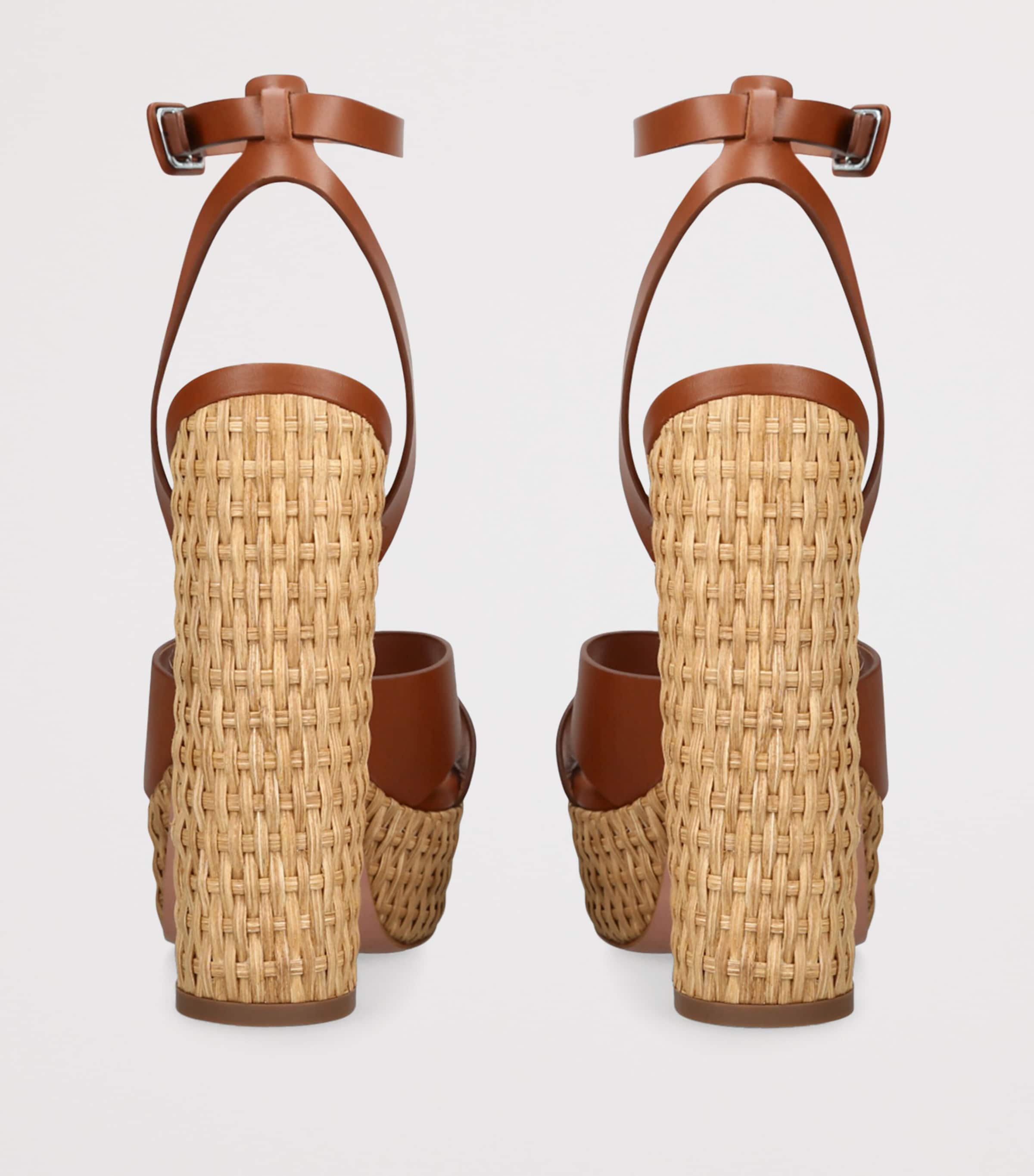 Aquazzura Leather Sunseeker Plateau Sandals 140 | Harrods US