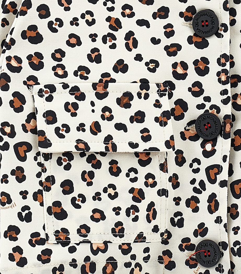 Stretch-Cotton Leopard Jacket (2-16 Years) MACULATO Image 2