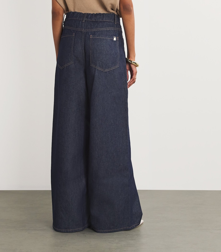 Wide-Leg Jeans NAVY Image 4