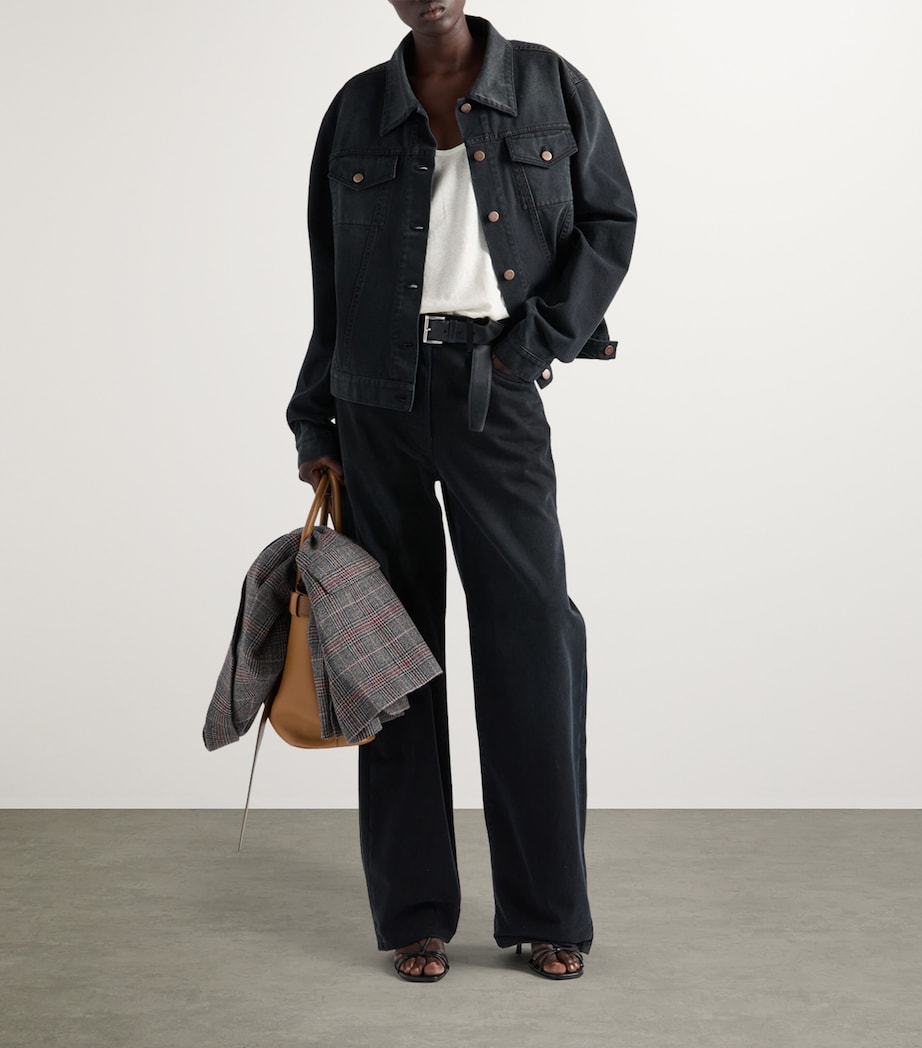 Denim Trucker Jacket F0557 Image 2