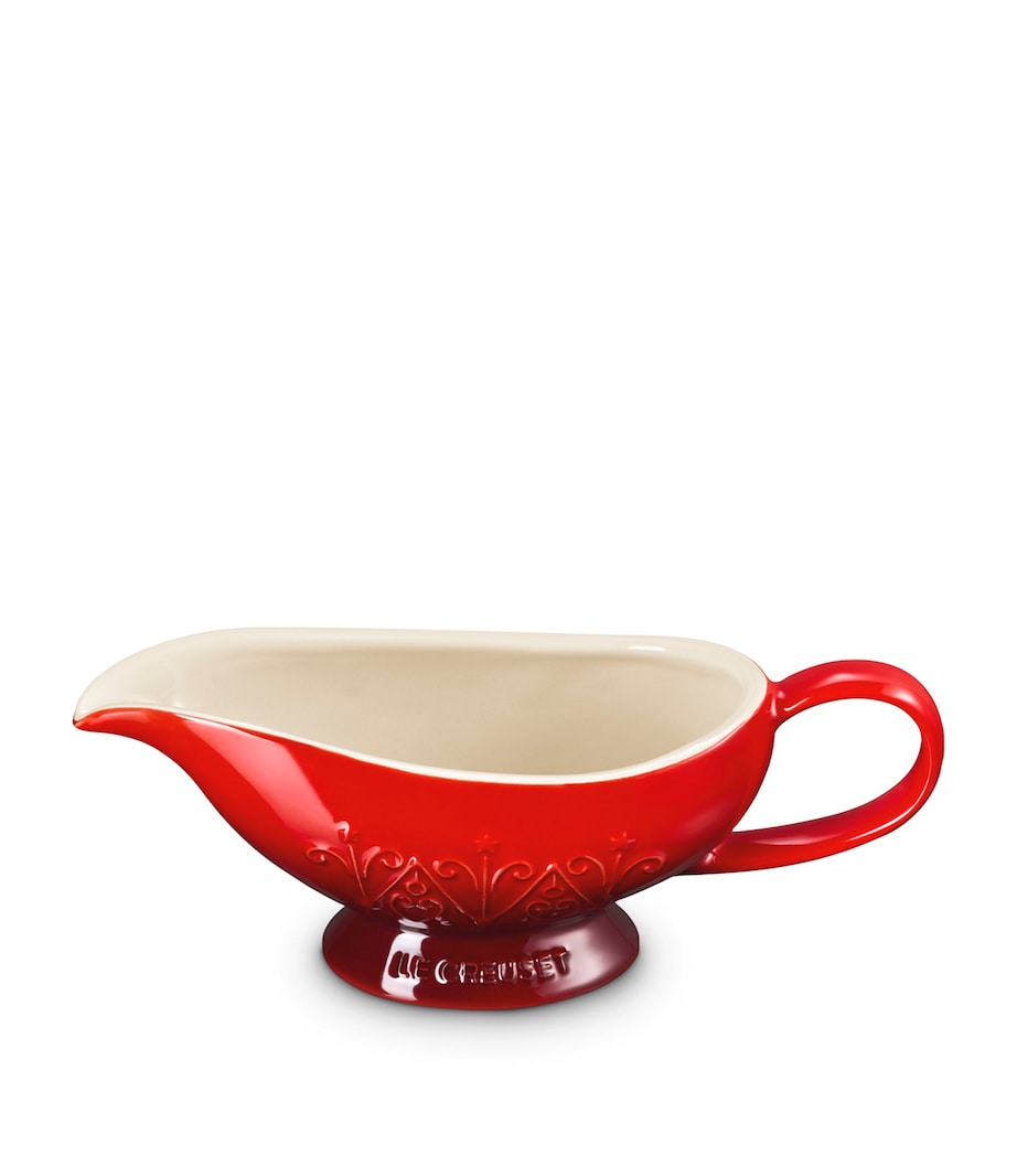 Le Creuset Stoneware Gravy Boat (460ml) Cerise Image 2