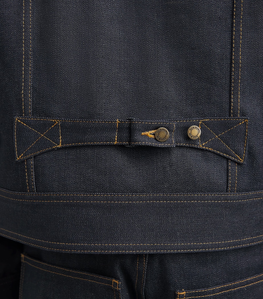 Thom Browne Mens Selvedge Denim Jacket Navy Image 3