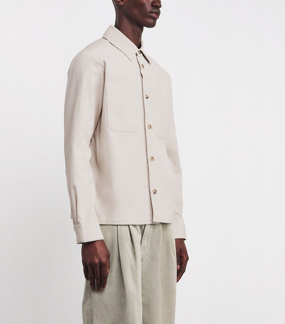 Cotton Corduroy Leon Overshirt AAE MASTIC Image 3