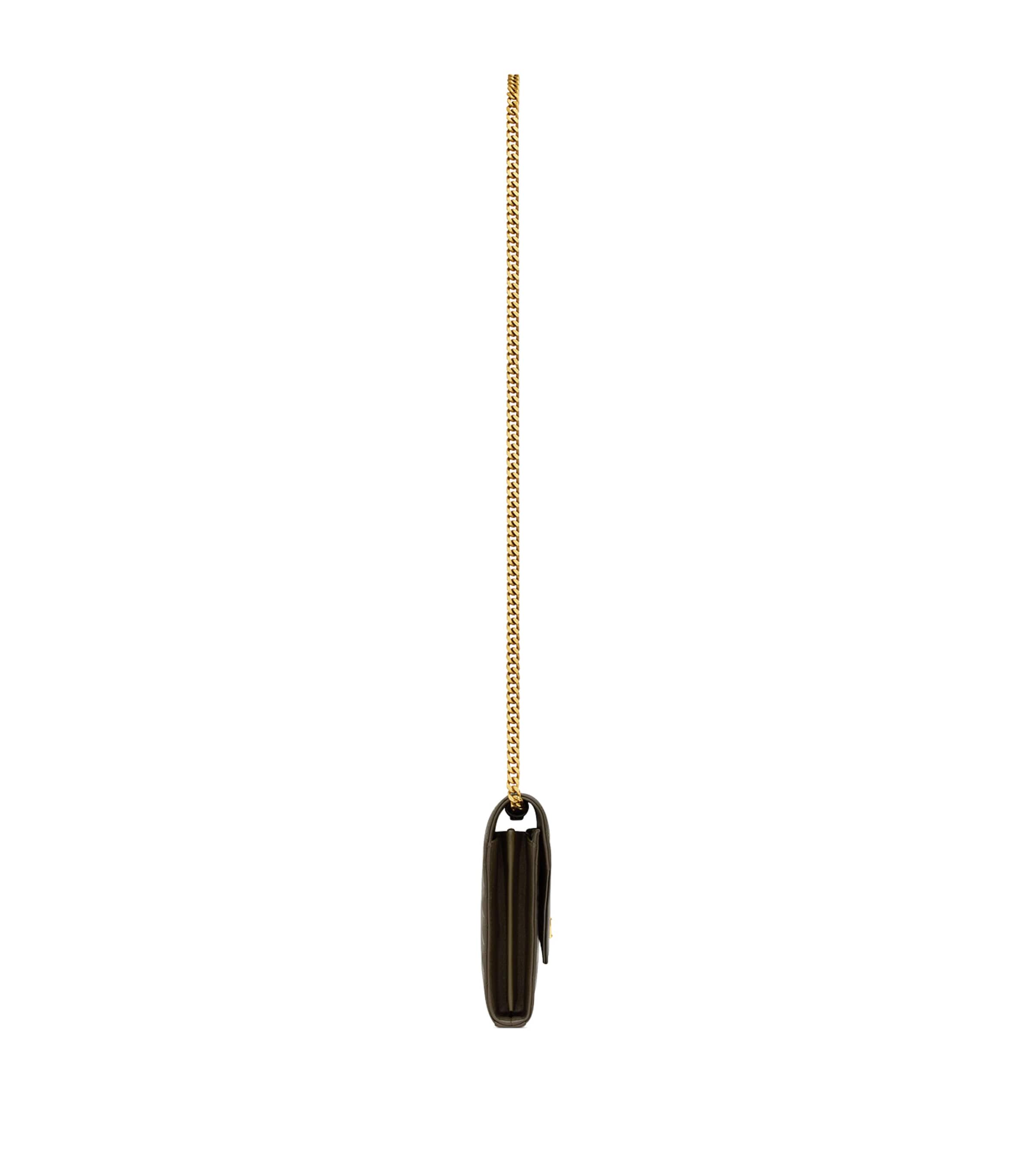 Saint Laurent Monogram Matelassé Envelope Wallet Bag Image 4