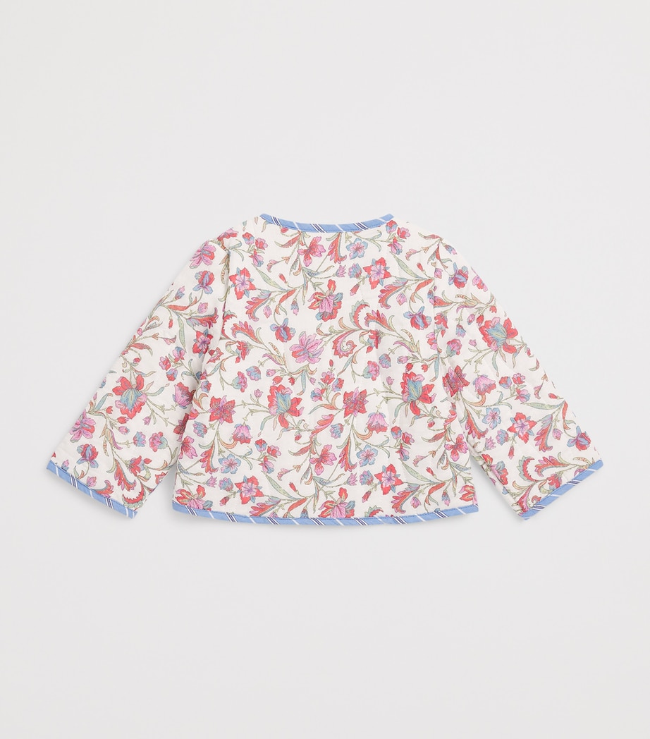Cotton Floral Astrid Jacket (6-24 Months) 101365682CRM FLRLHVN Image 2