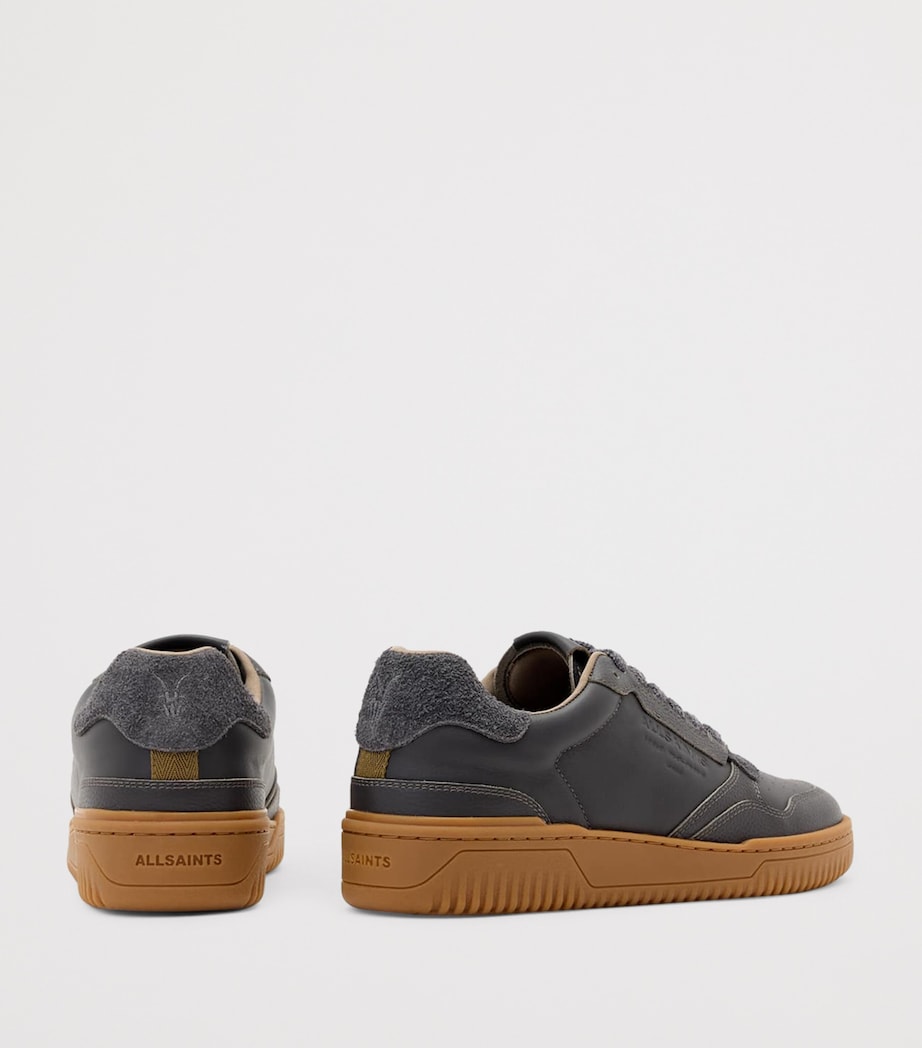 Leather Regan Sneakers CHARCOAL GREY/GUM Image 3
