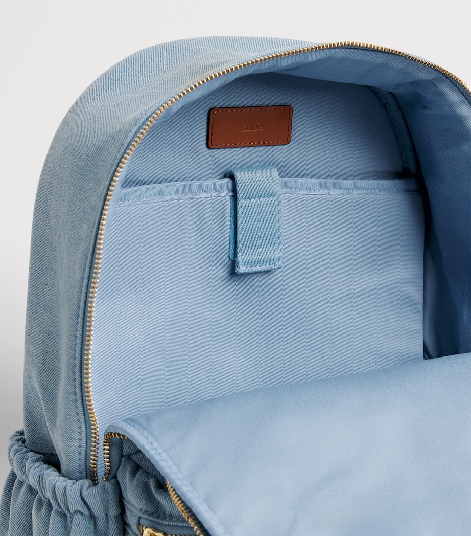 Denim Logo Backpack C20867/Z10DENIM BLUE Image 3