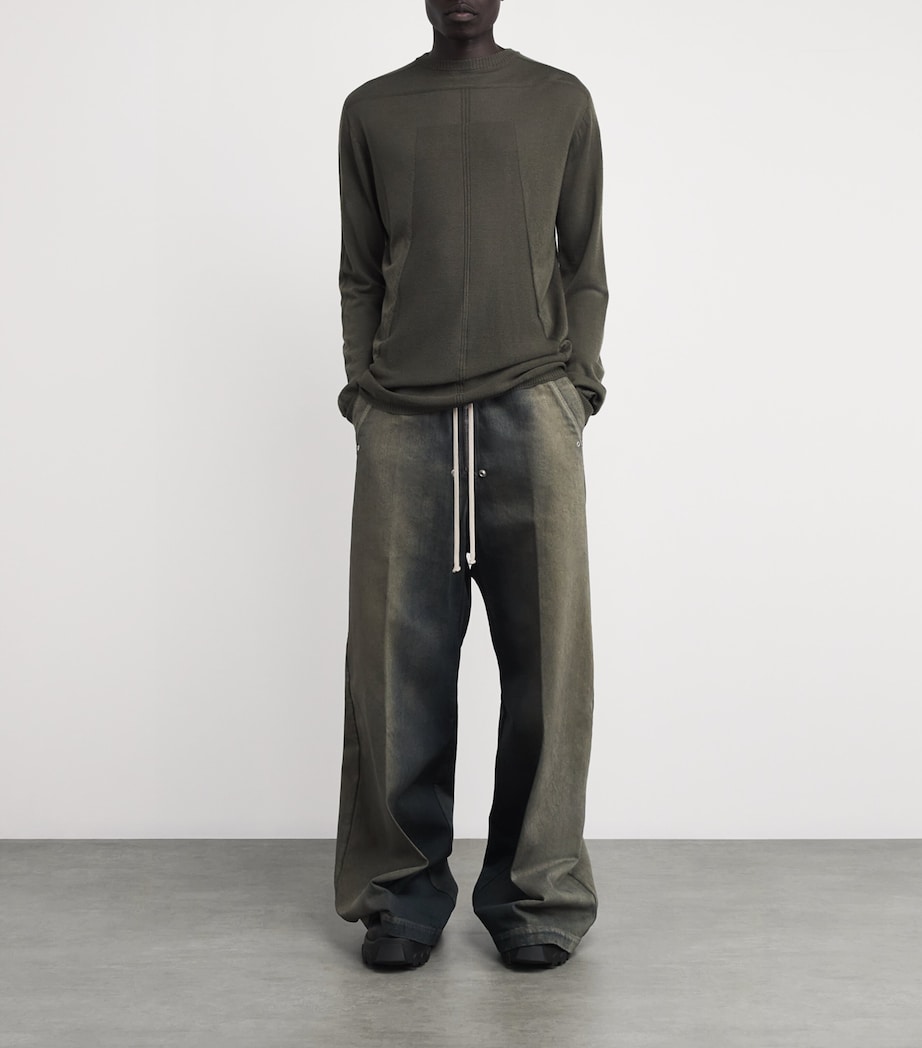 Cotton Bela Wide-Leg Trousers DARKDUST DEGRADE Image 2