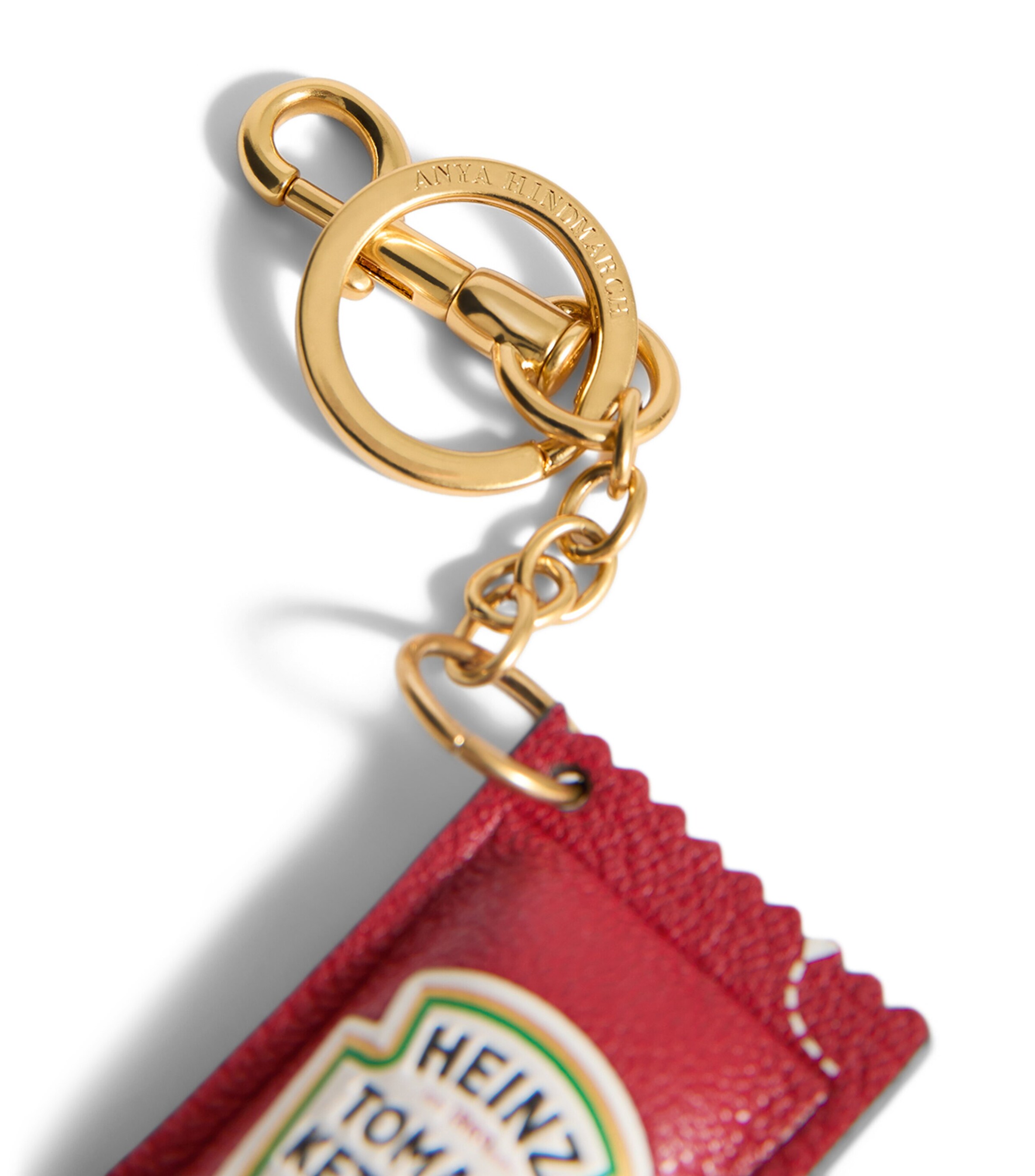 Leather Heinz Ketchup Charm RED Image 3
