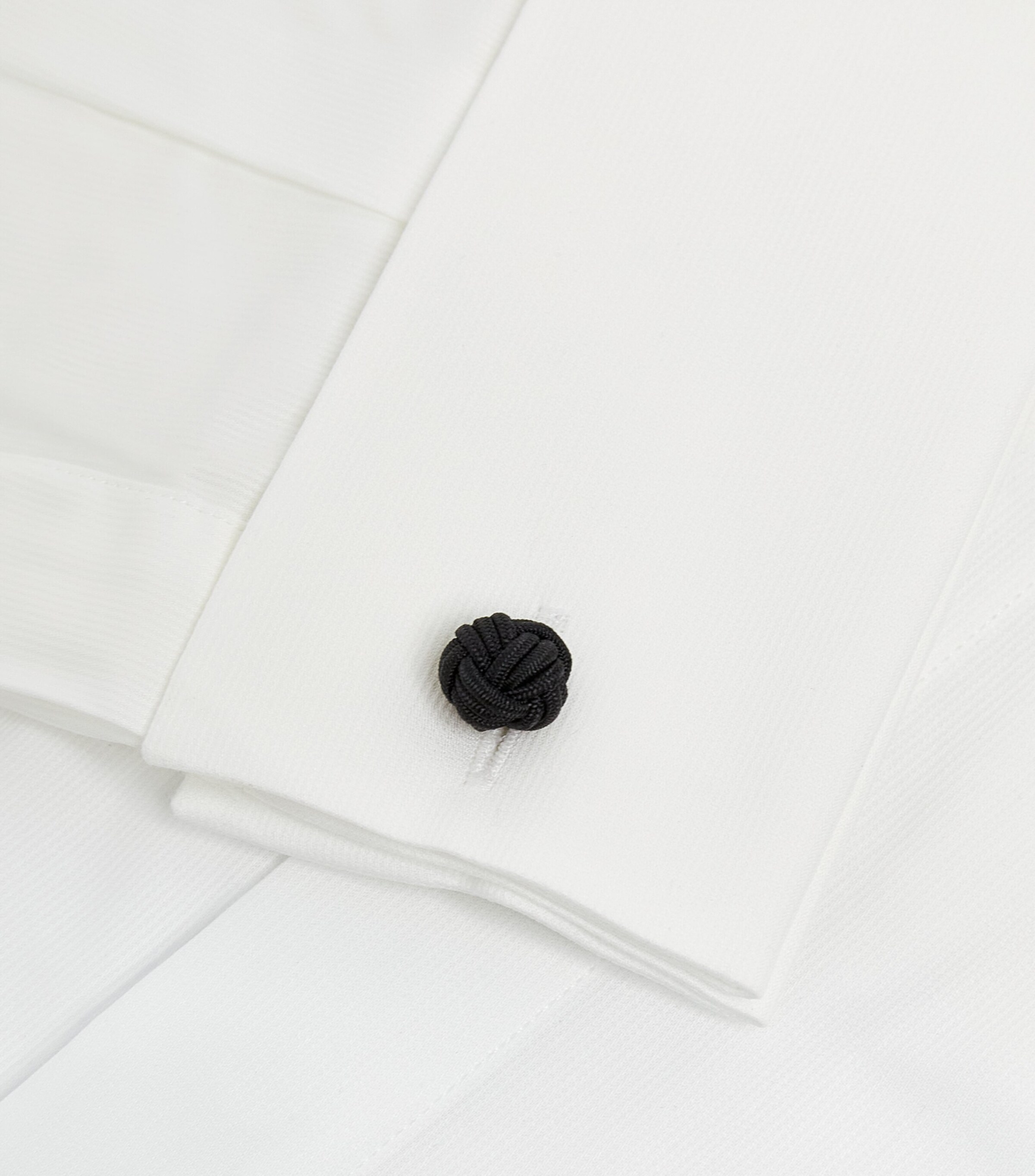 Cotton Hidden Button Shirt WHITE80 Image 5