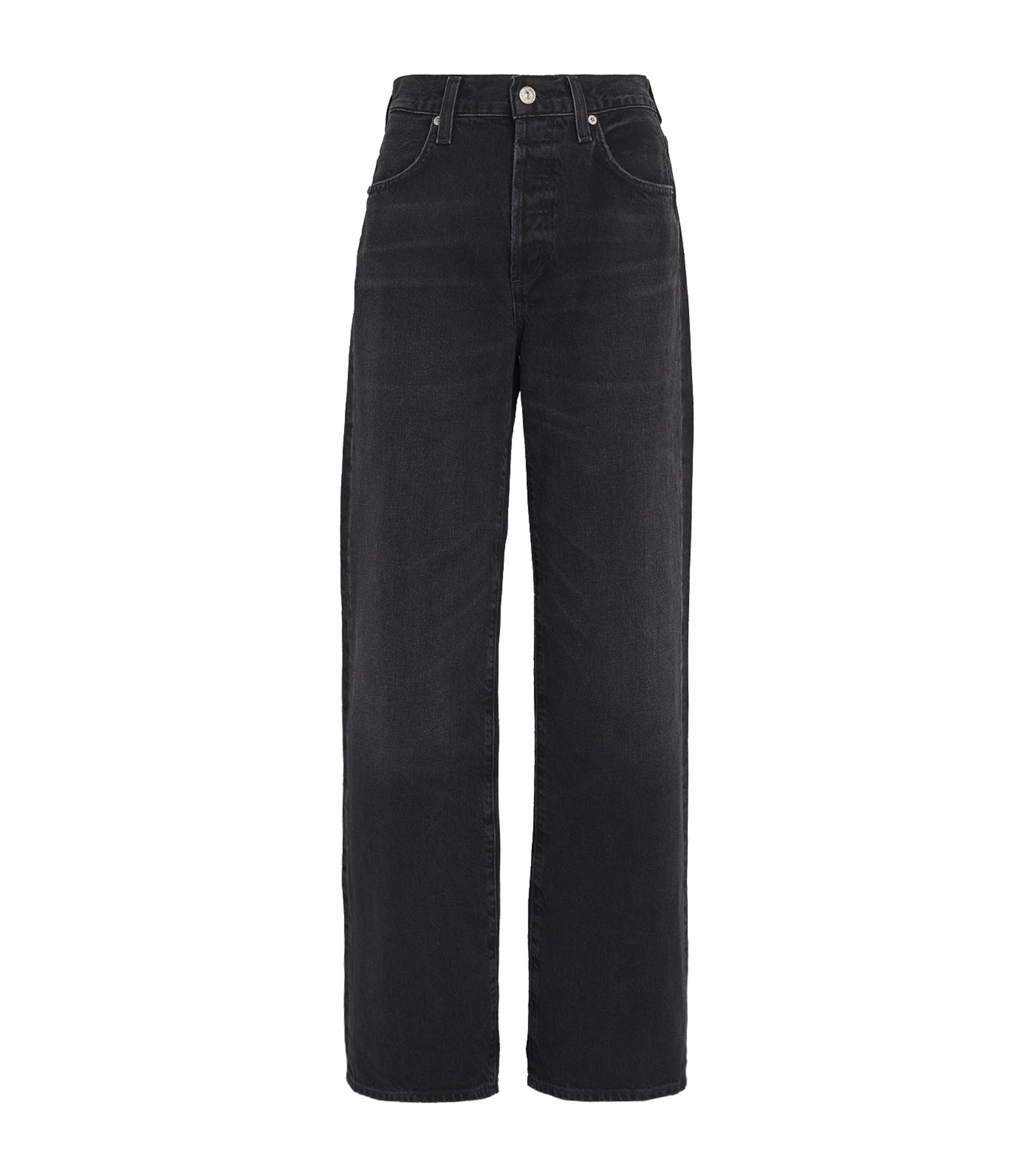 Citizen Of Humanity Annina Straight Jeans In Black