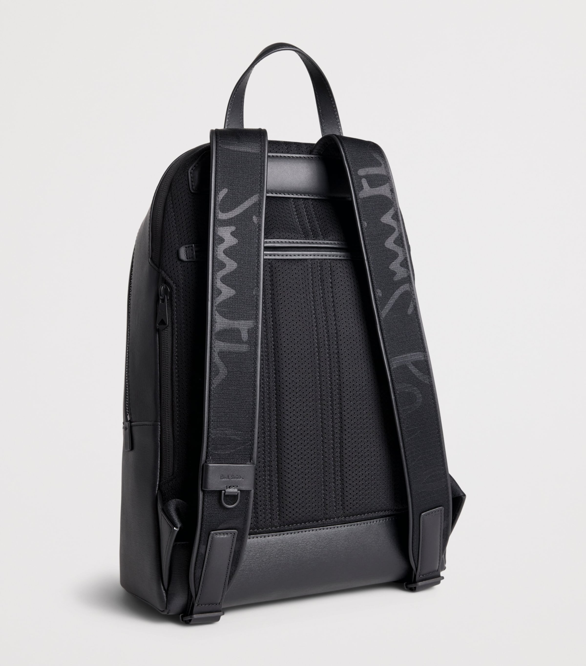 Leather Backpack BLACK Image 3