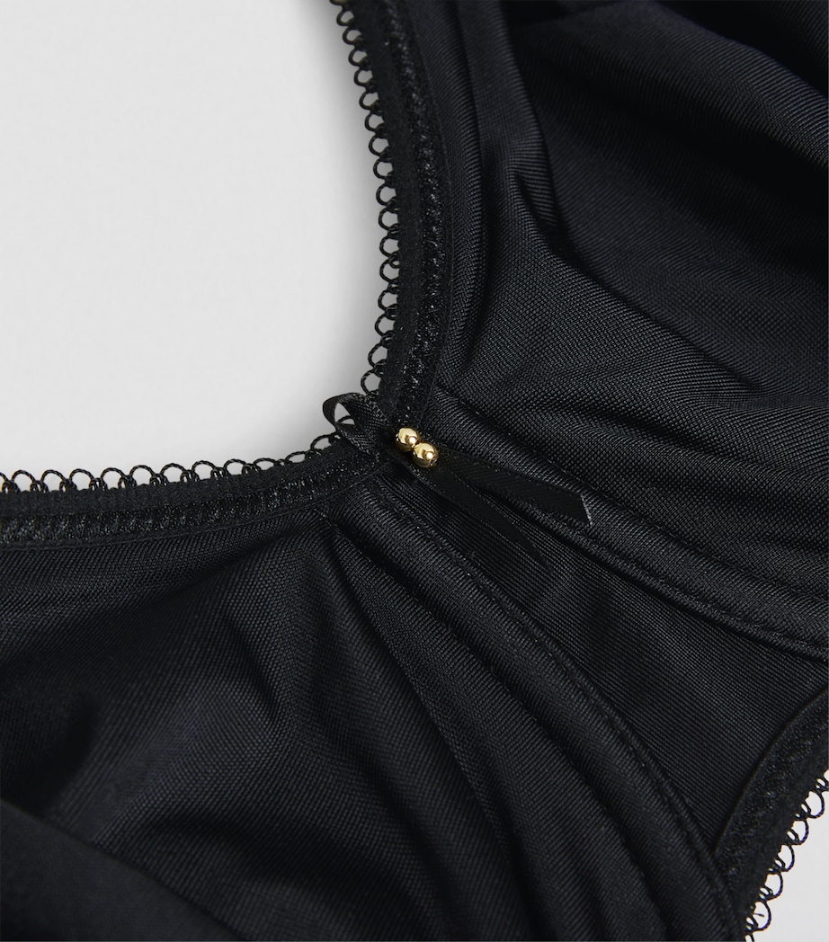 Fuller Figure Underwired Bra BLACK Image 4