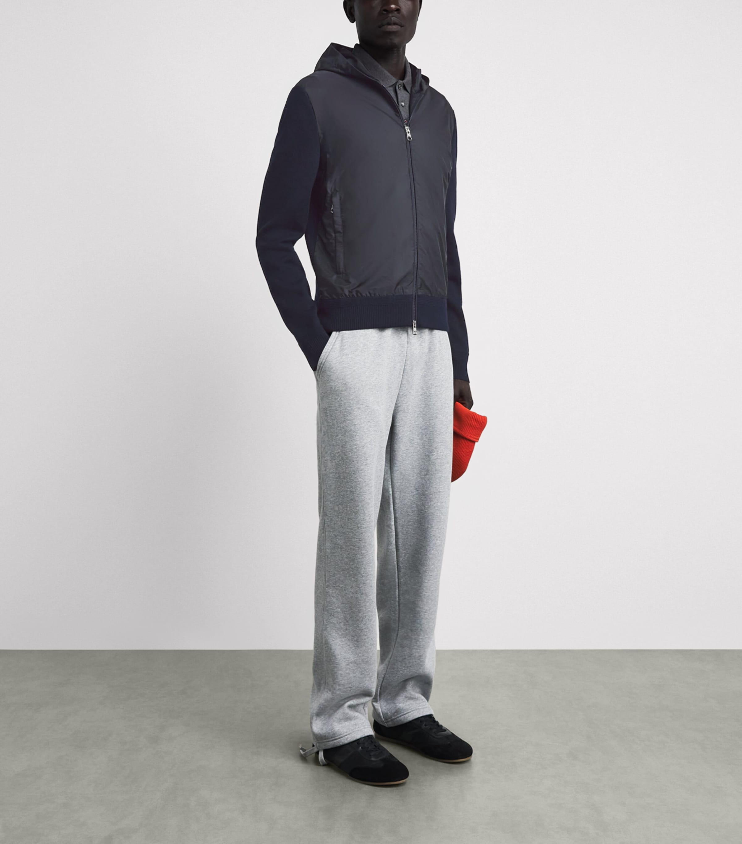 Moncler Mens Hybrid Hooded Cardigan Image 2