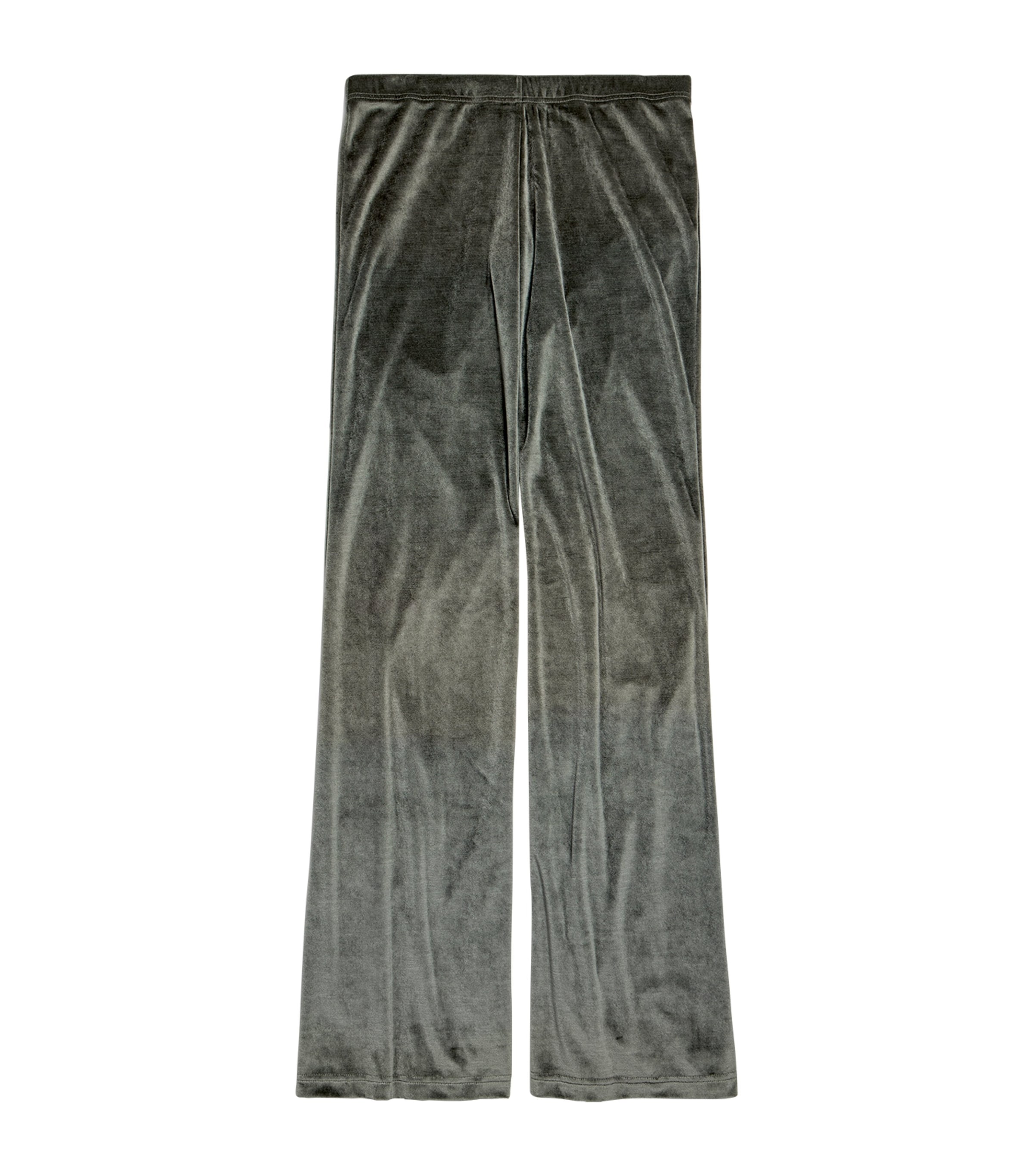 Balenciaga Velvet Sweatpants In Green