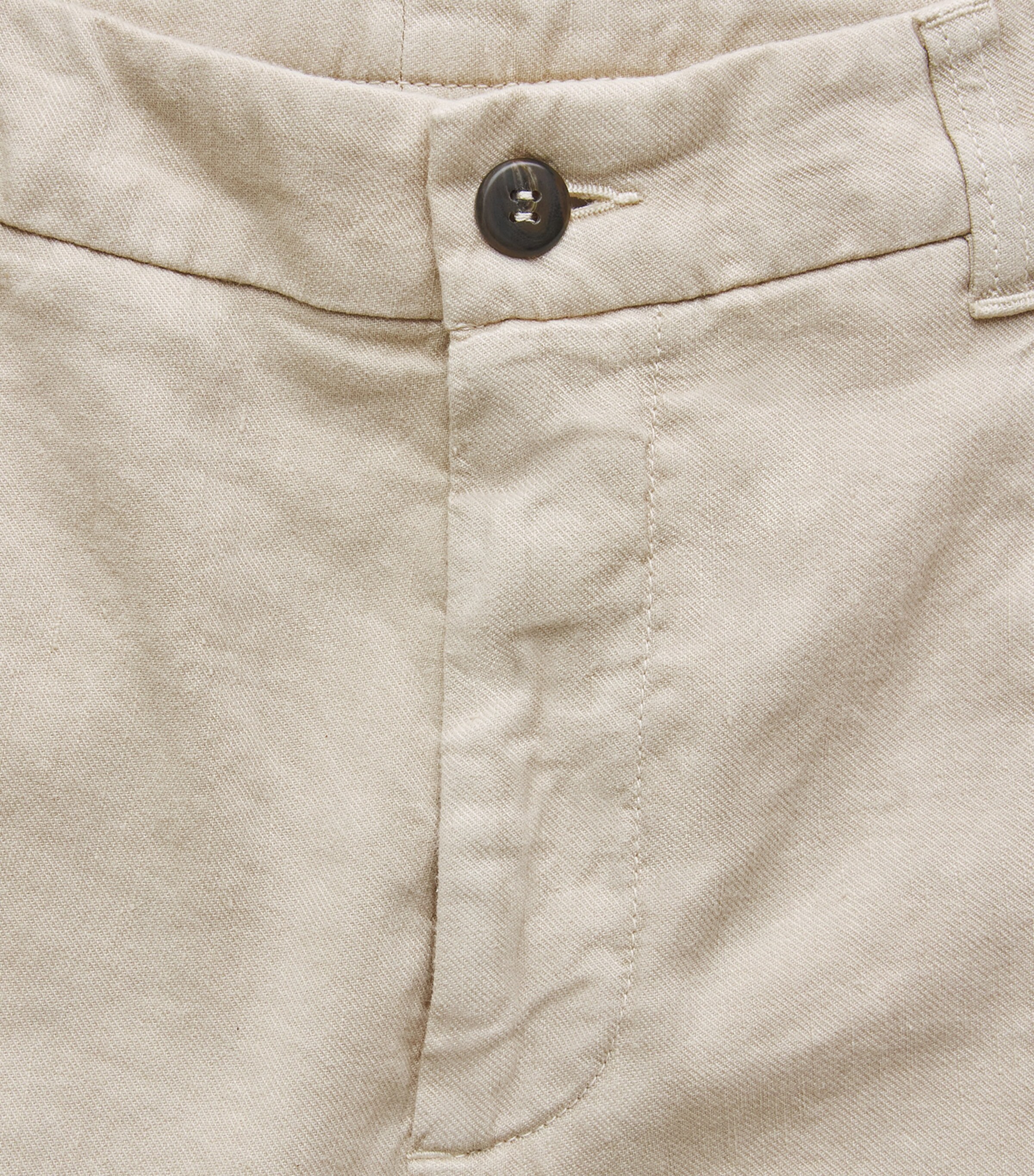 Eleventy Mens Cotton-Linen-Blend Cargo Trousers Sabbia Image 6