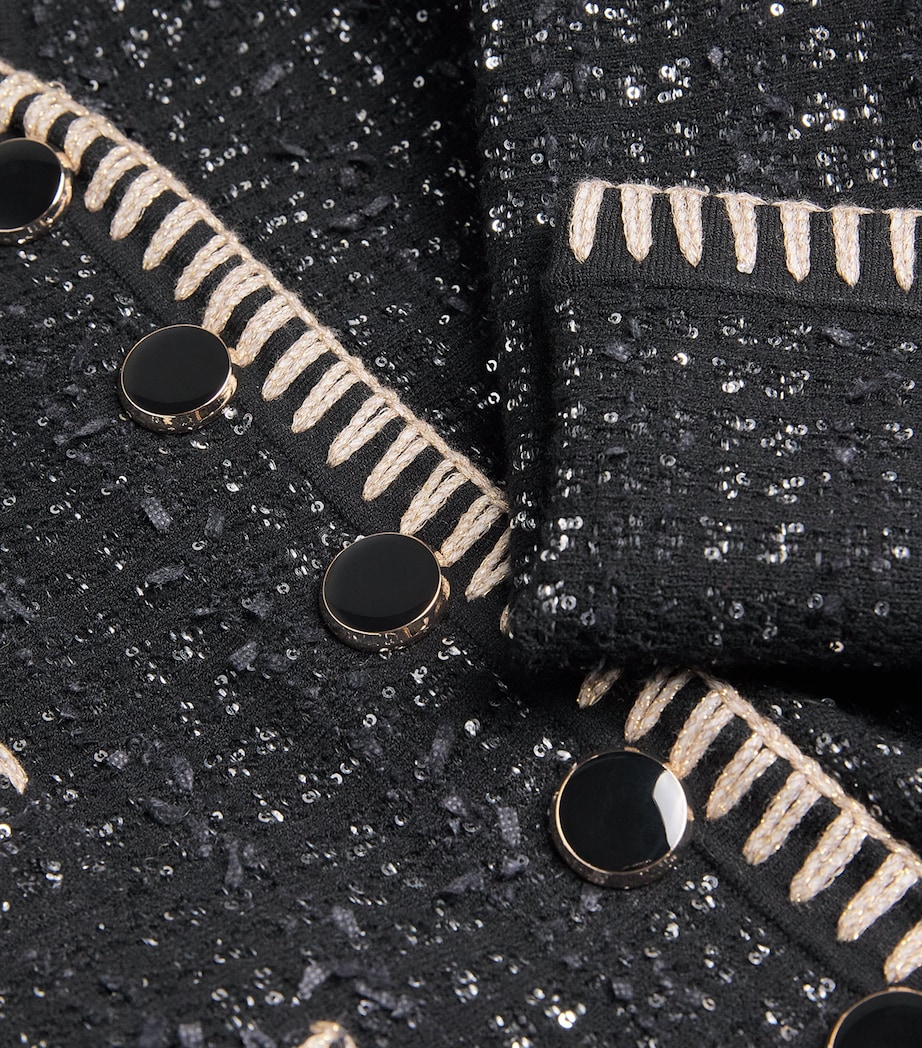 Tweed Ceriani Jacket B0002 BLACK Image 5