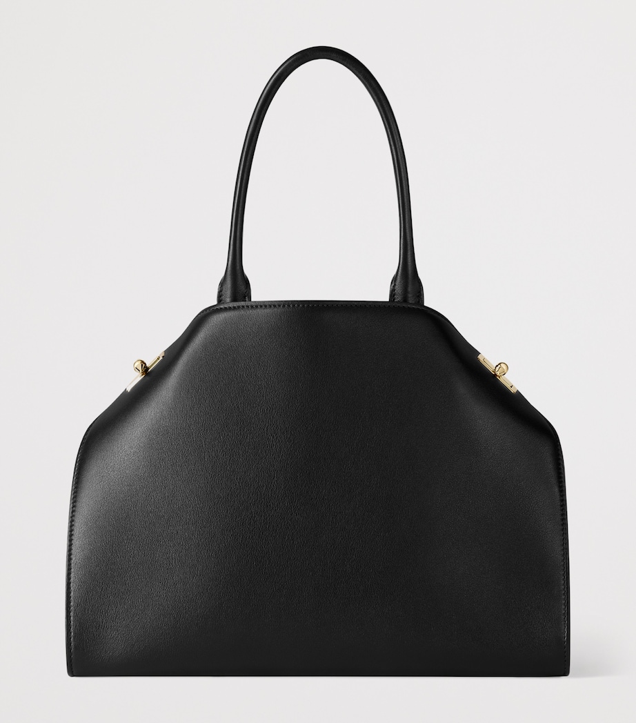 Cartier Small Leather Clash Tote Bag Black Image 5