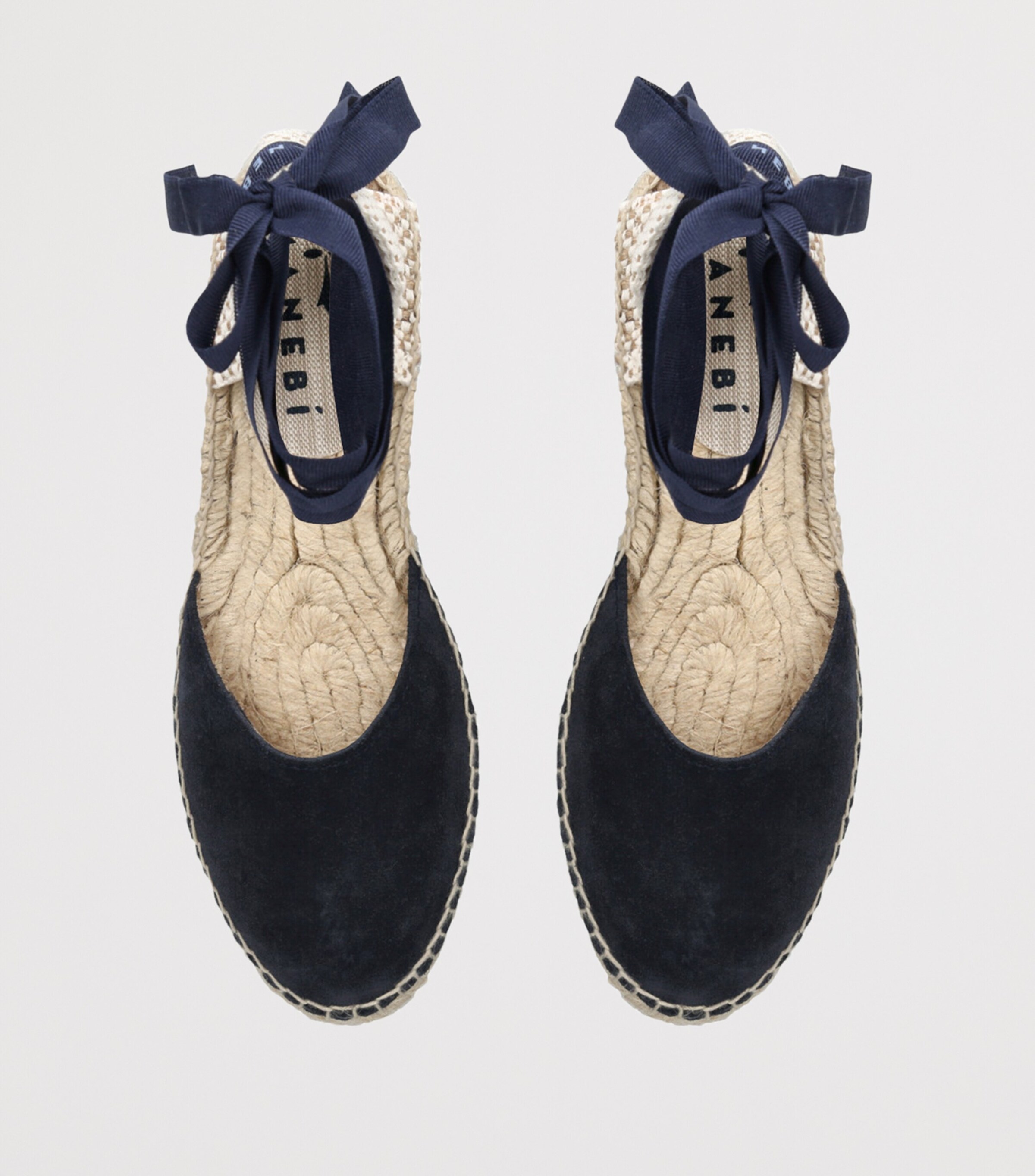 Canvas Hamptons Ankle-Strap Espadrilles NAVY Image 4