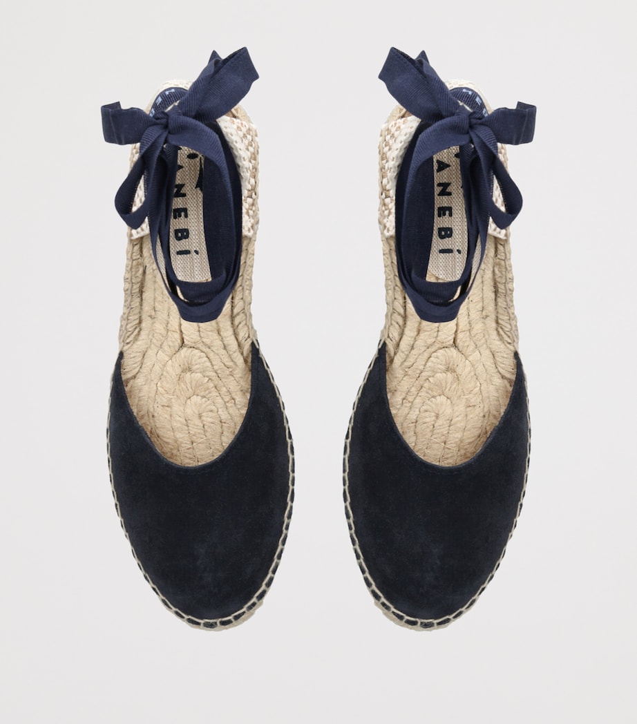 Canvas Hamptons Ankle-Strap Espadrilles NAVY Image 4