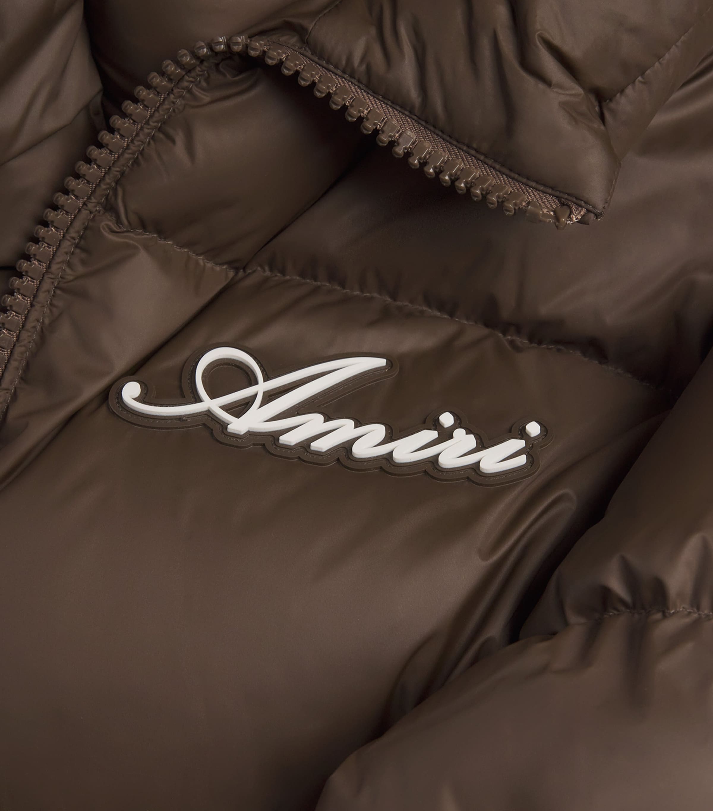 Down Bones Puffer Jacket DARK BROWN Image 5