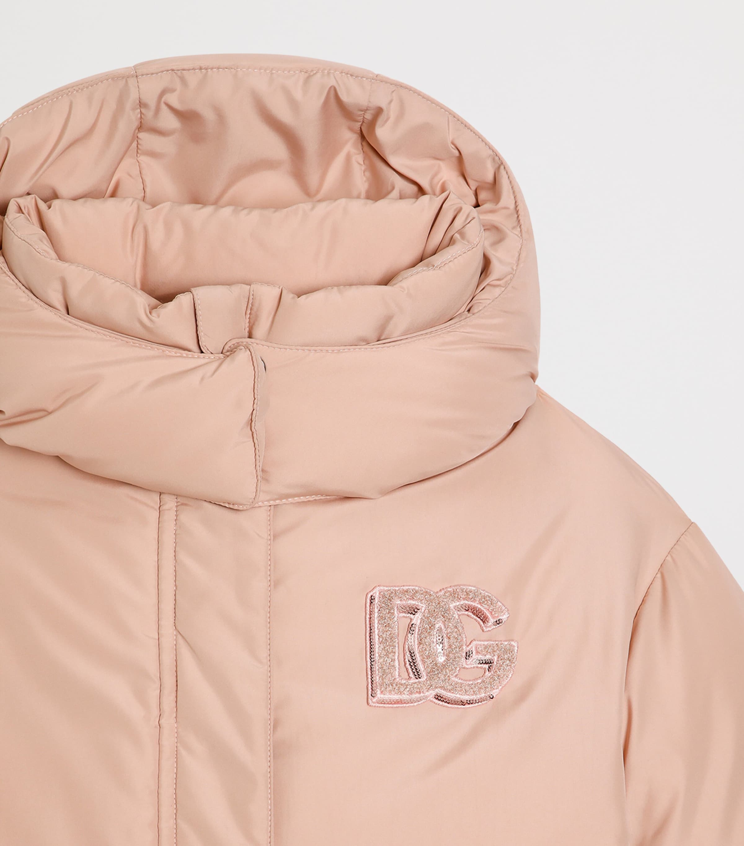 Logo Puffer Jacket (8-12 Years) M0121-BEIGE Image 4