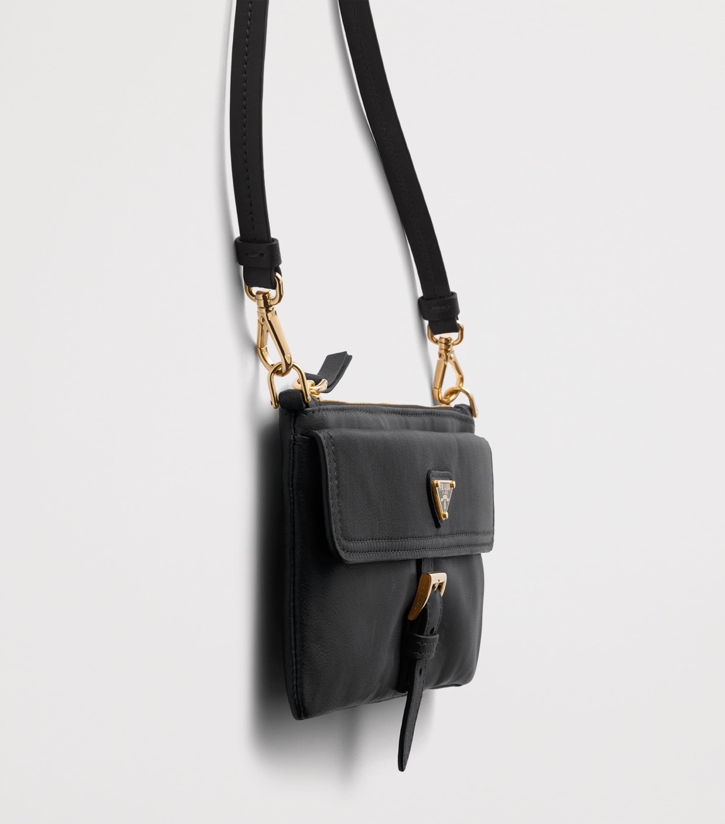 Prada Leather Wallet Black Image 6