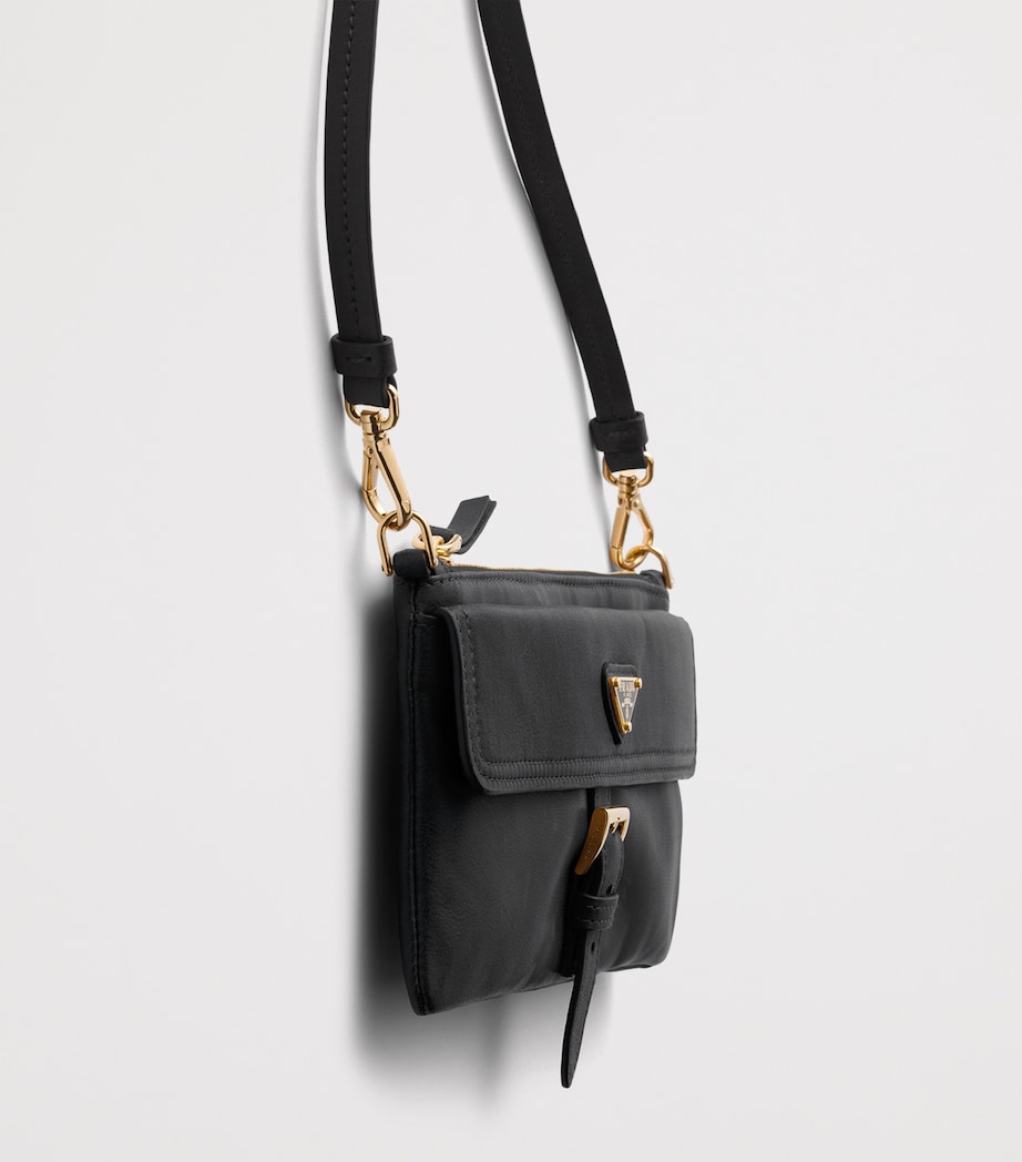 Prada Leather Wallet Black Image 6