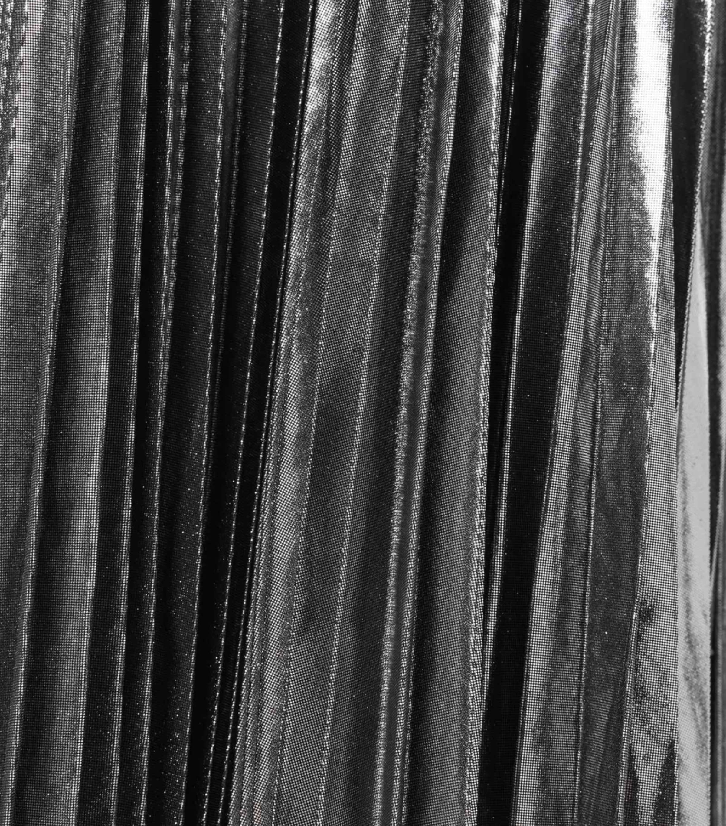 AllSaints Womens Pleated Jax Maxi Skirt Metallic Silver Image 8