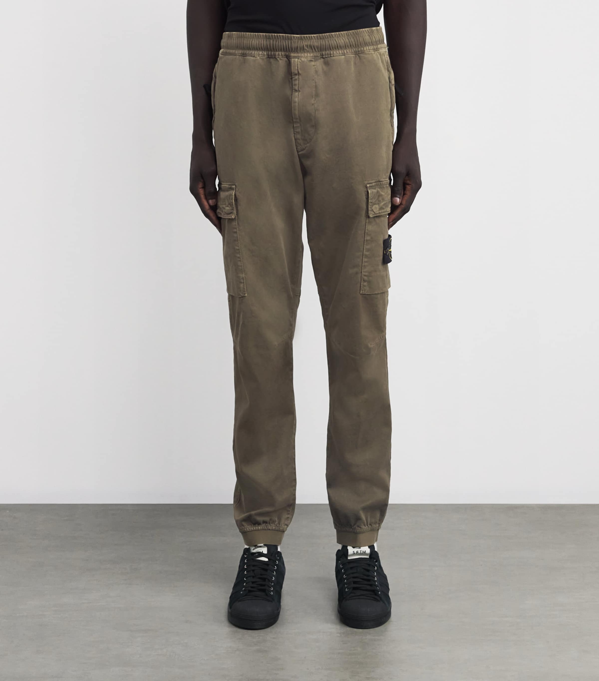 Cotton-Blend Cargo Trousers V0154 Image 3