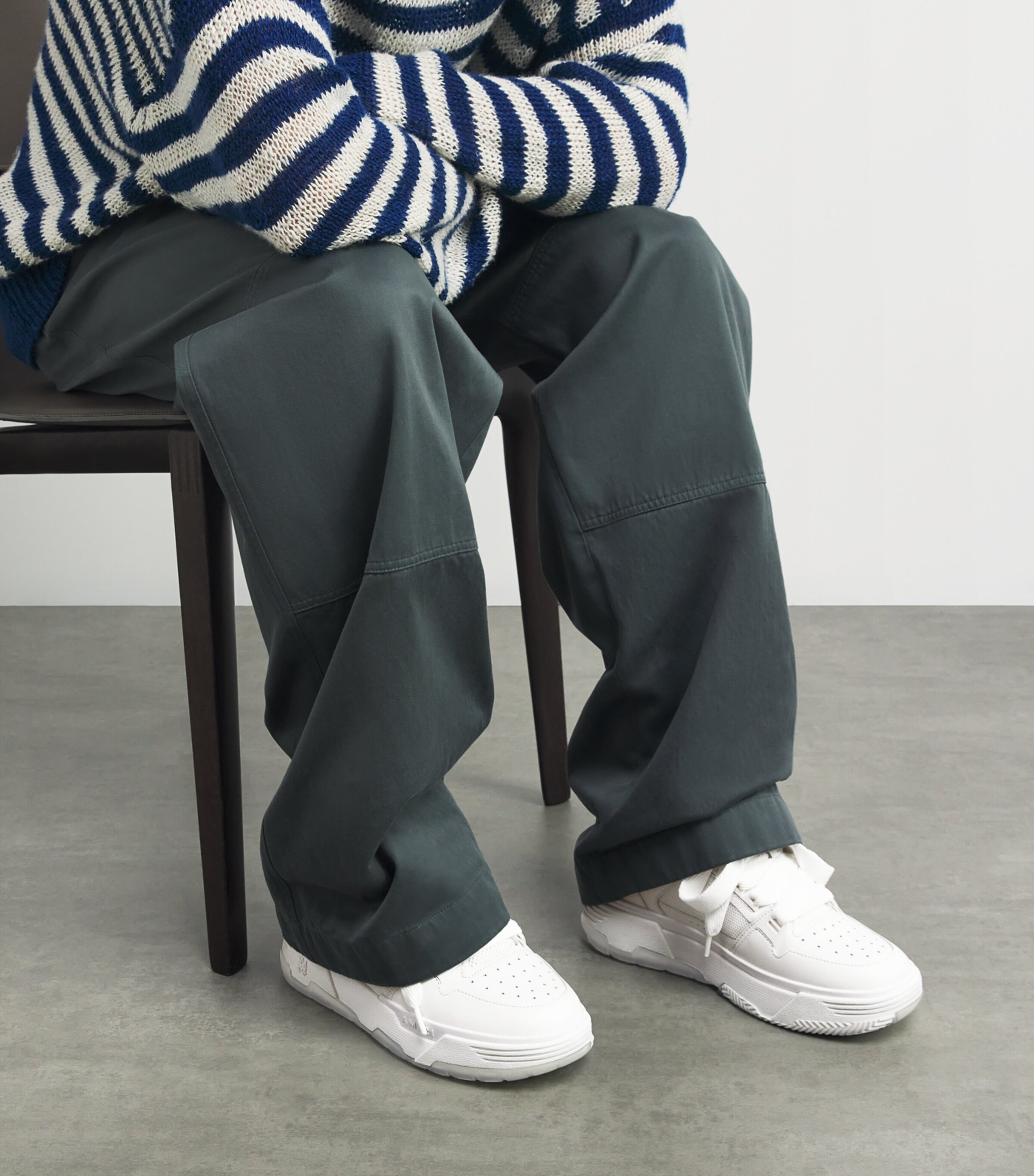 AMIRI Leather MA-1 Sneakers White Image 2