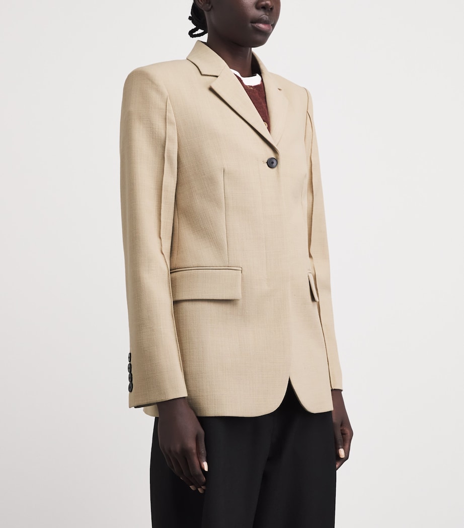 ME+EM Womens Slim Contour Blazer Sand Image 4