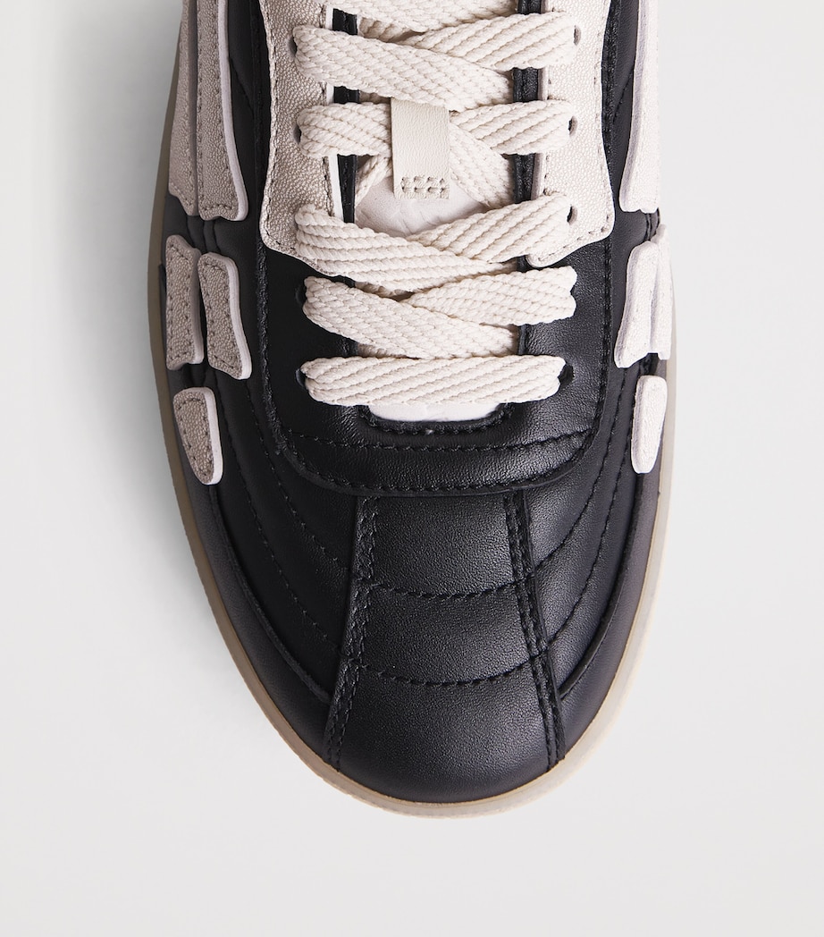 AMIRI Leather Pacific Football Sneakers Black Image 5