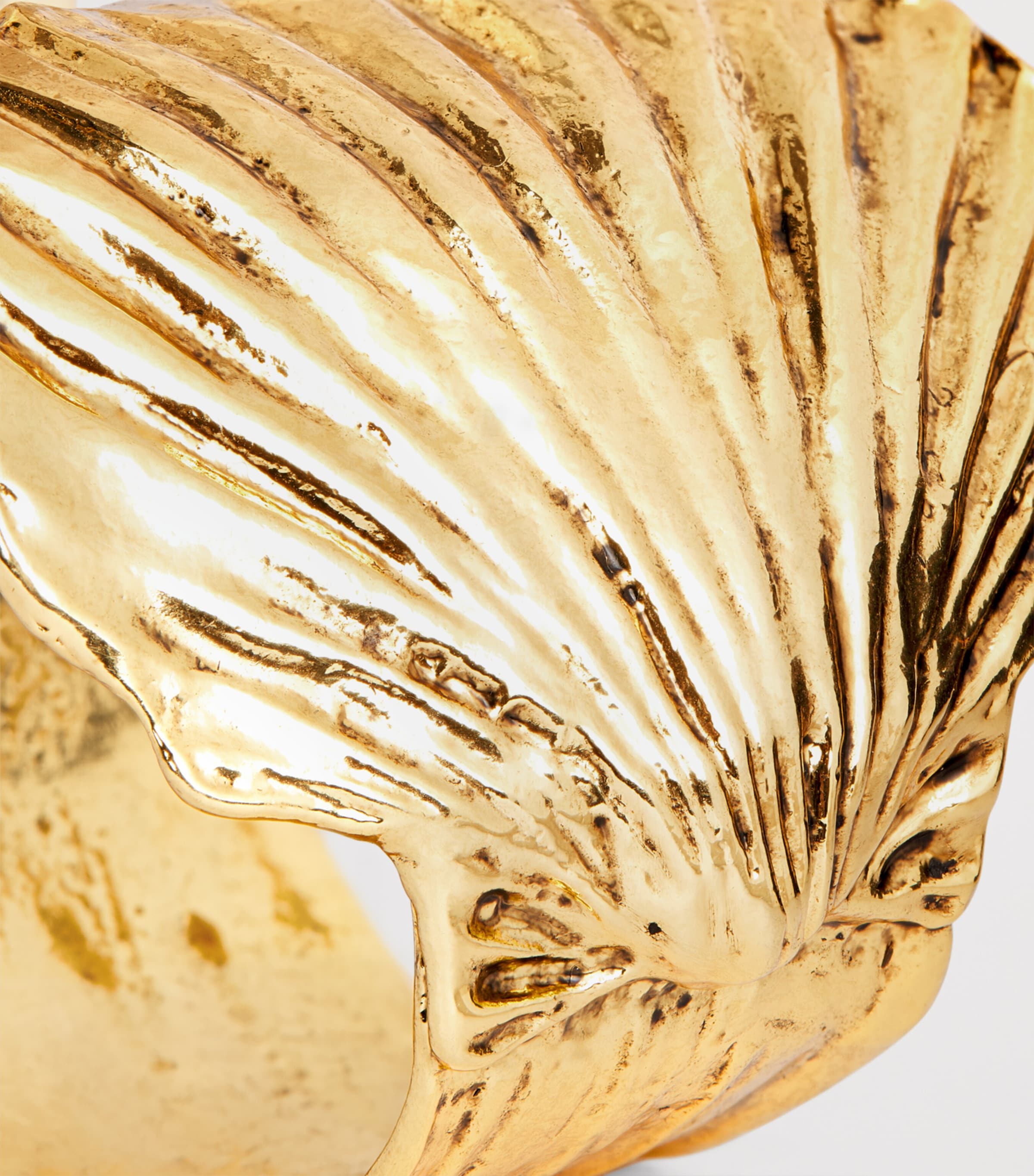 Rixo Gold-Tone Salene Shell Bracelet Gold Image 5