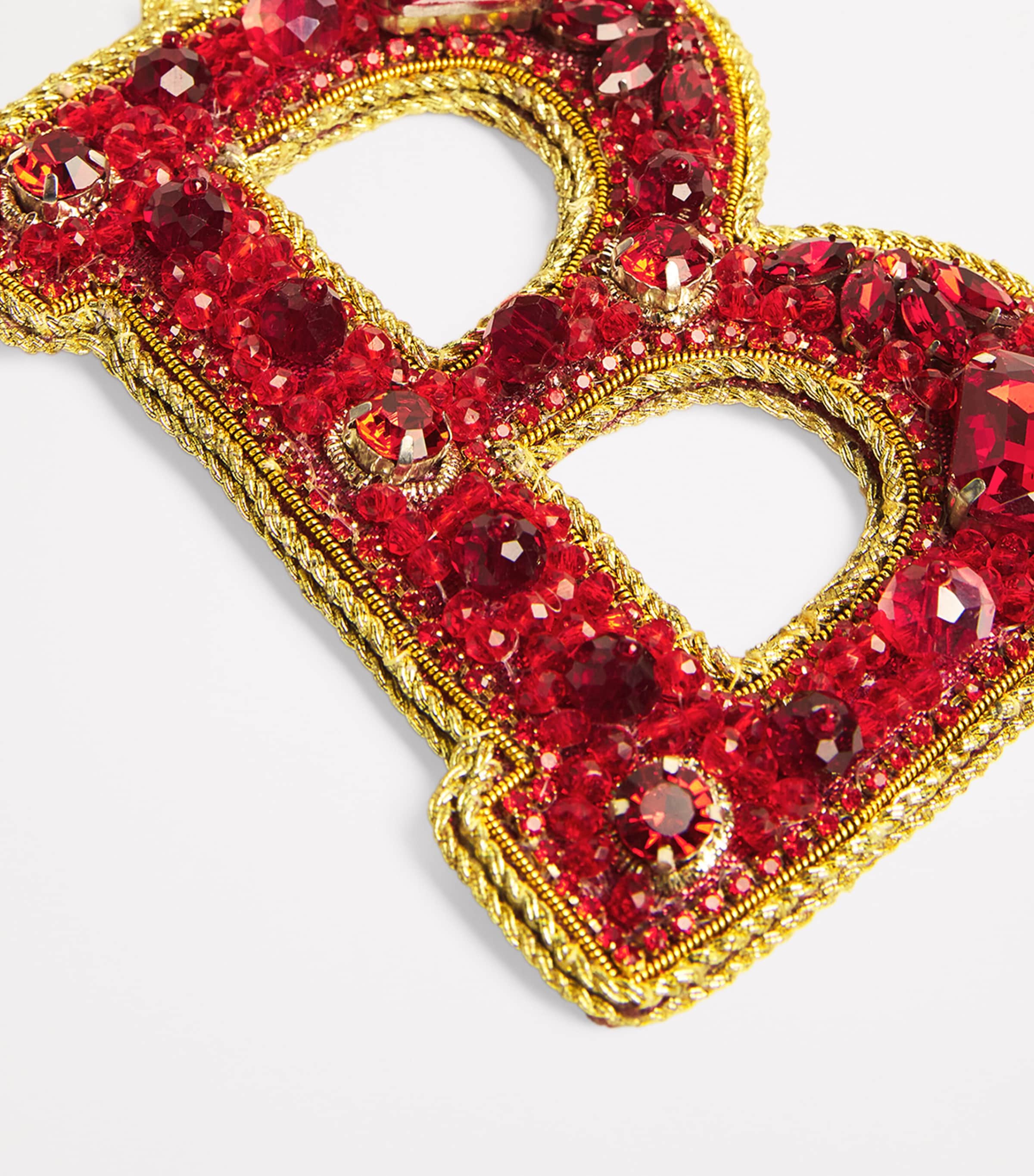 Embellished B Tree Decoration RED Image 2