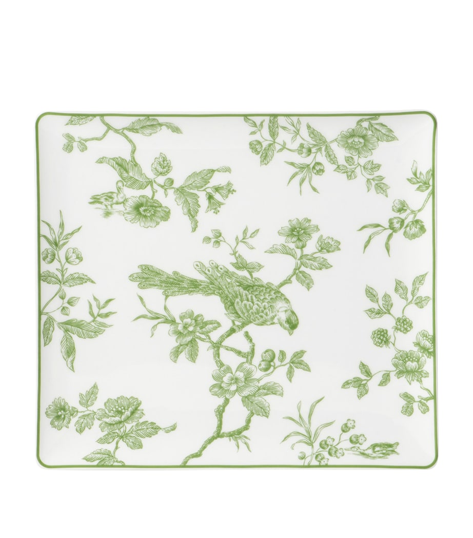 Bernardaud Albertine Rectangular Tray (22cm) Vert Image 1