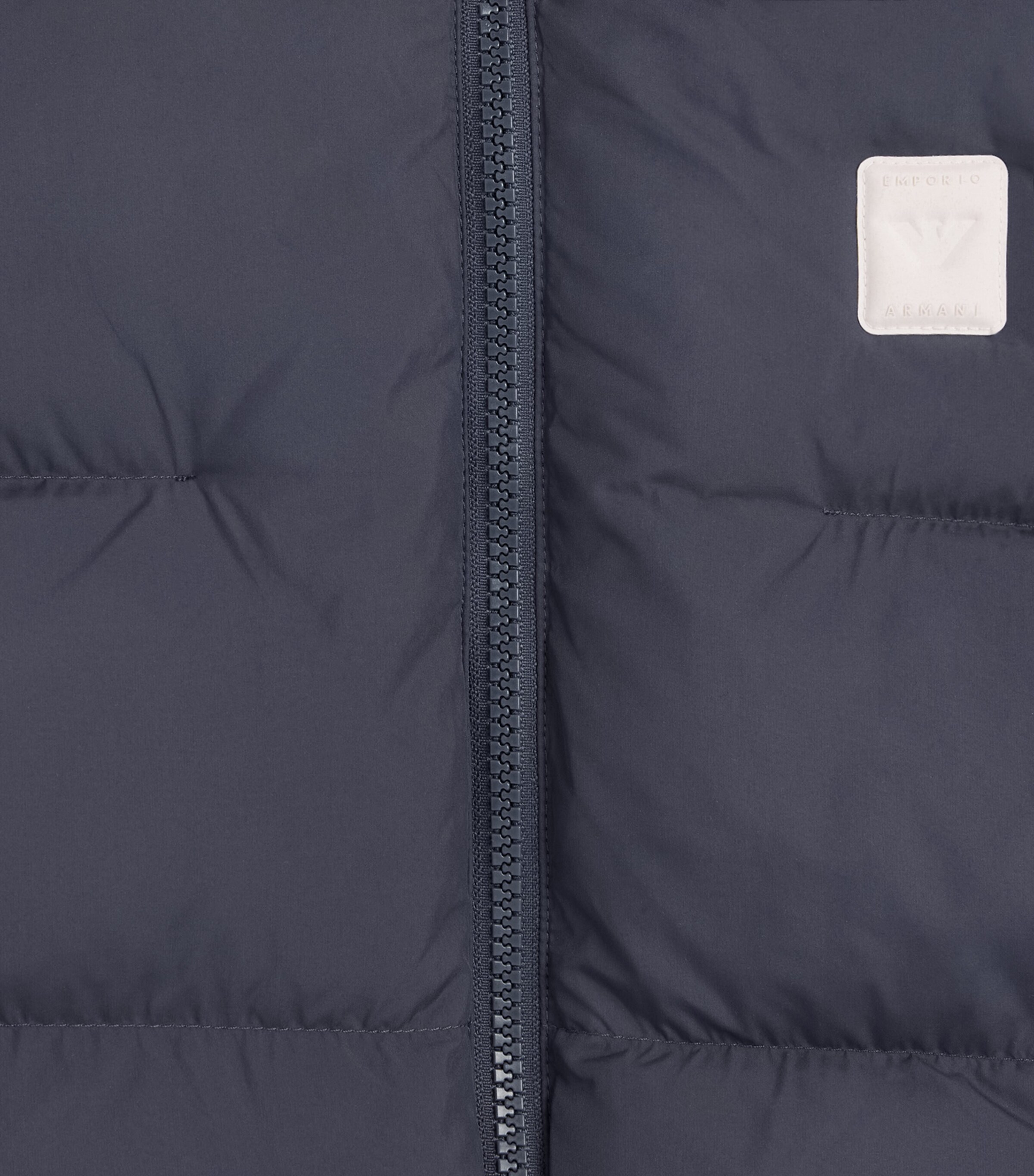 Emporio Armani Kids Down Puffer Jacket (6-36 Months) Odyssey Gray Image 2