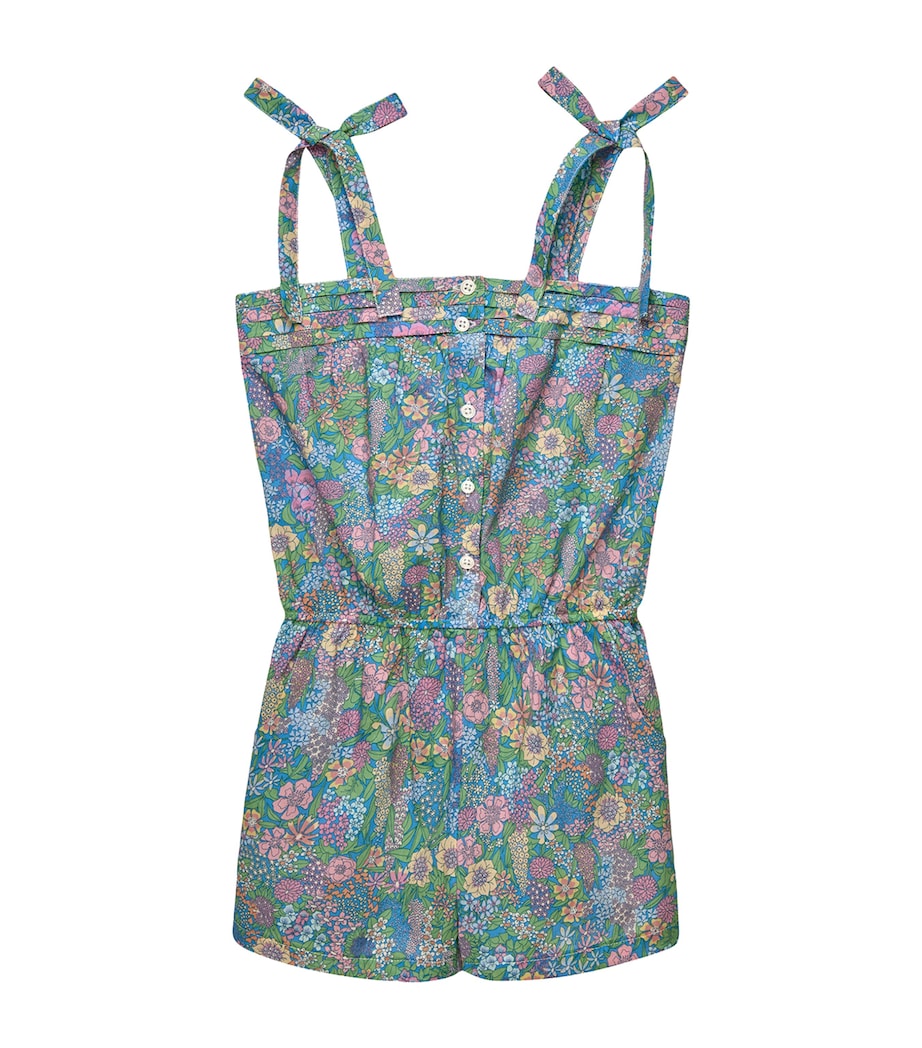 Trotters Liberty Print Ciara Playsuit (2-5 Years) Blue Ciara Image 1