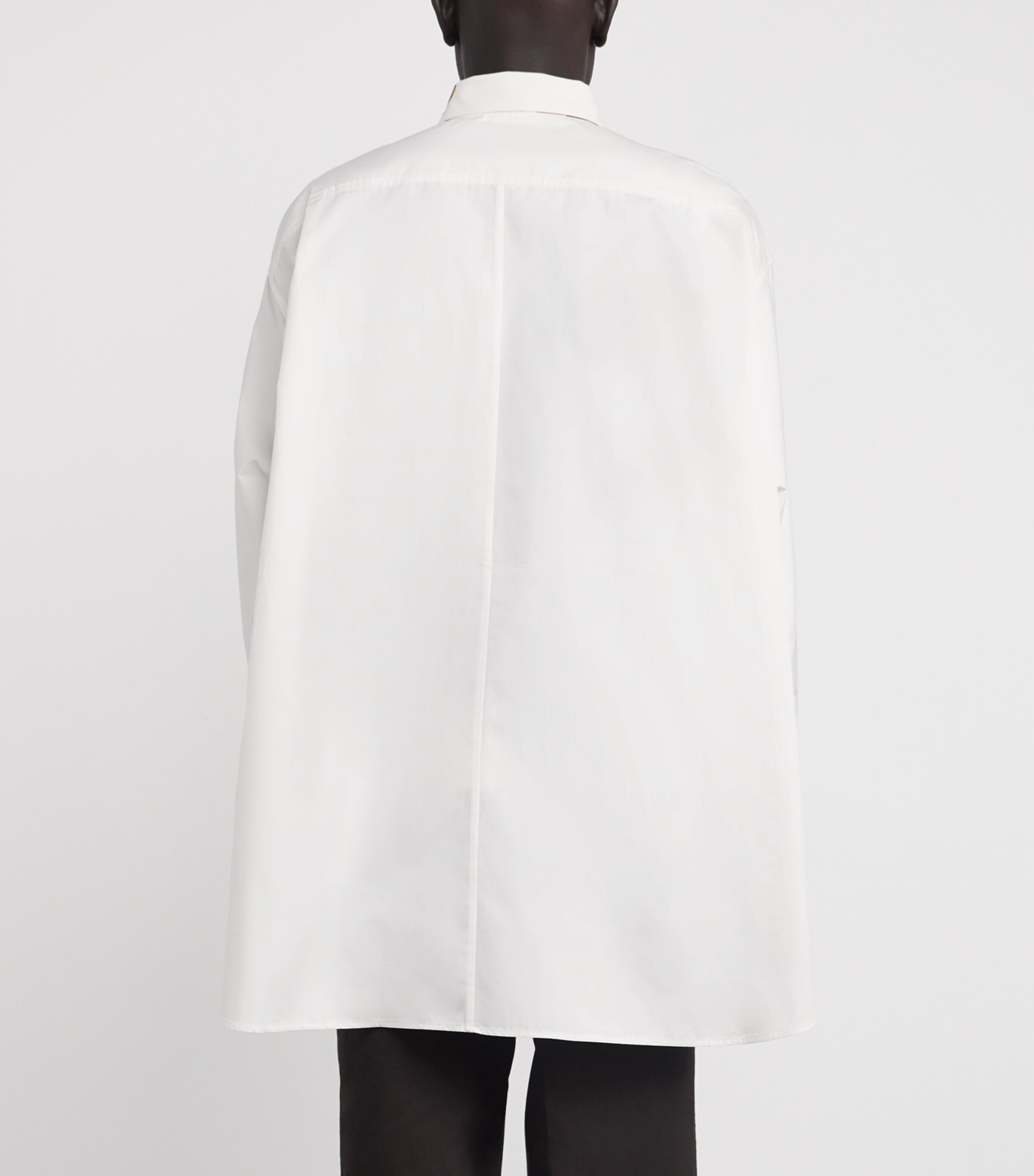 Cotton Placed Flame Lily Shirt TAN Image 4