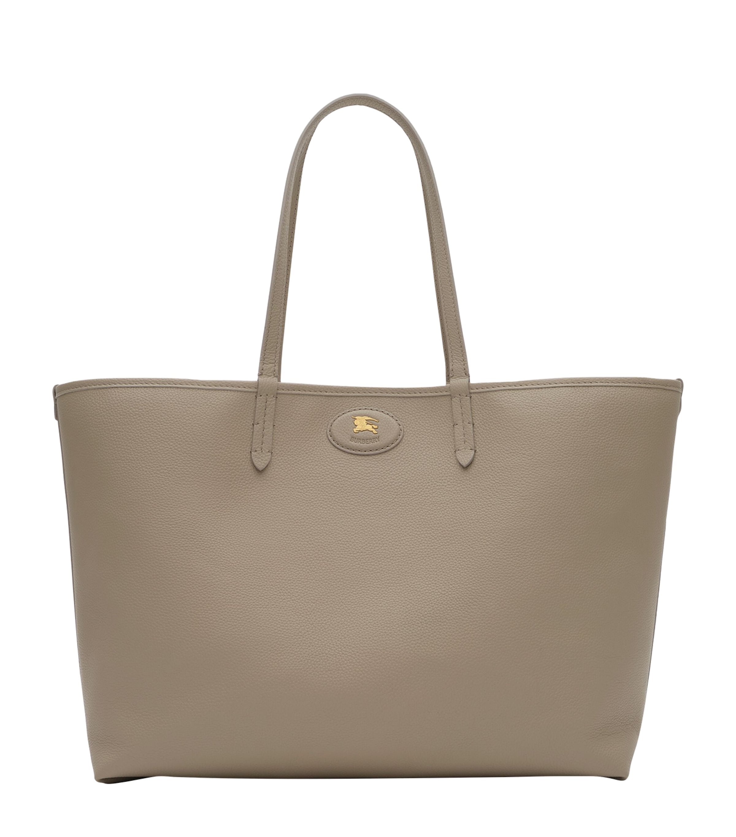Burberry Womens Medium Leather Reversible Bloomsbury Tote​ Mushroom/mallow Pink Image 1