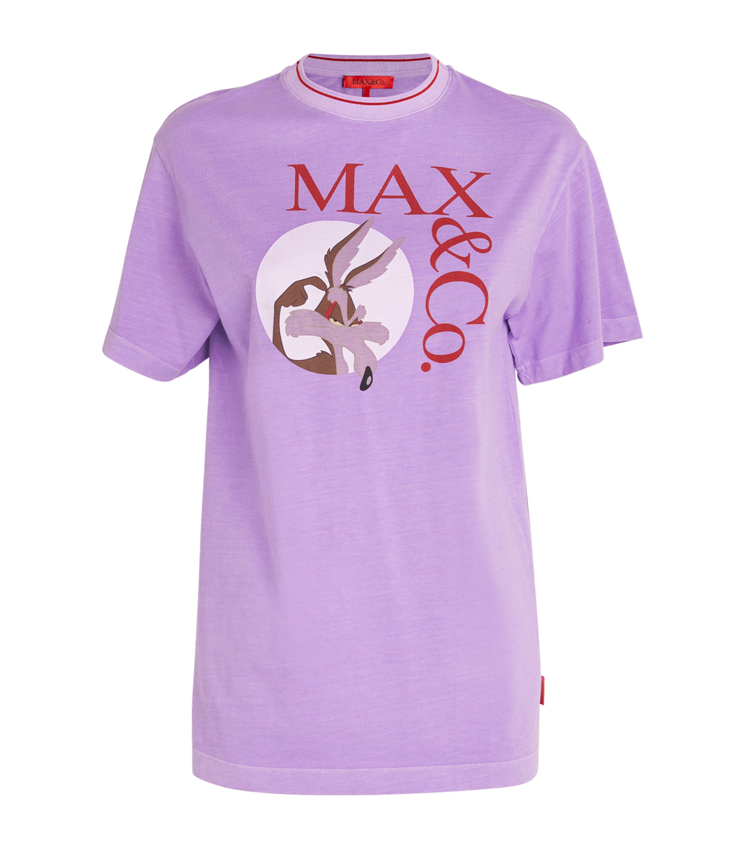 Shop Max & Co X Looney Tunes Wile E. Coyote T-shirt In Beige