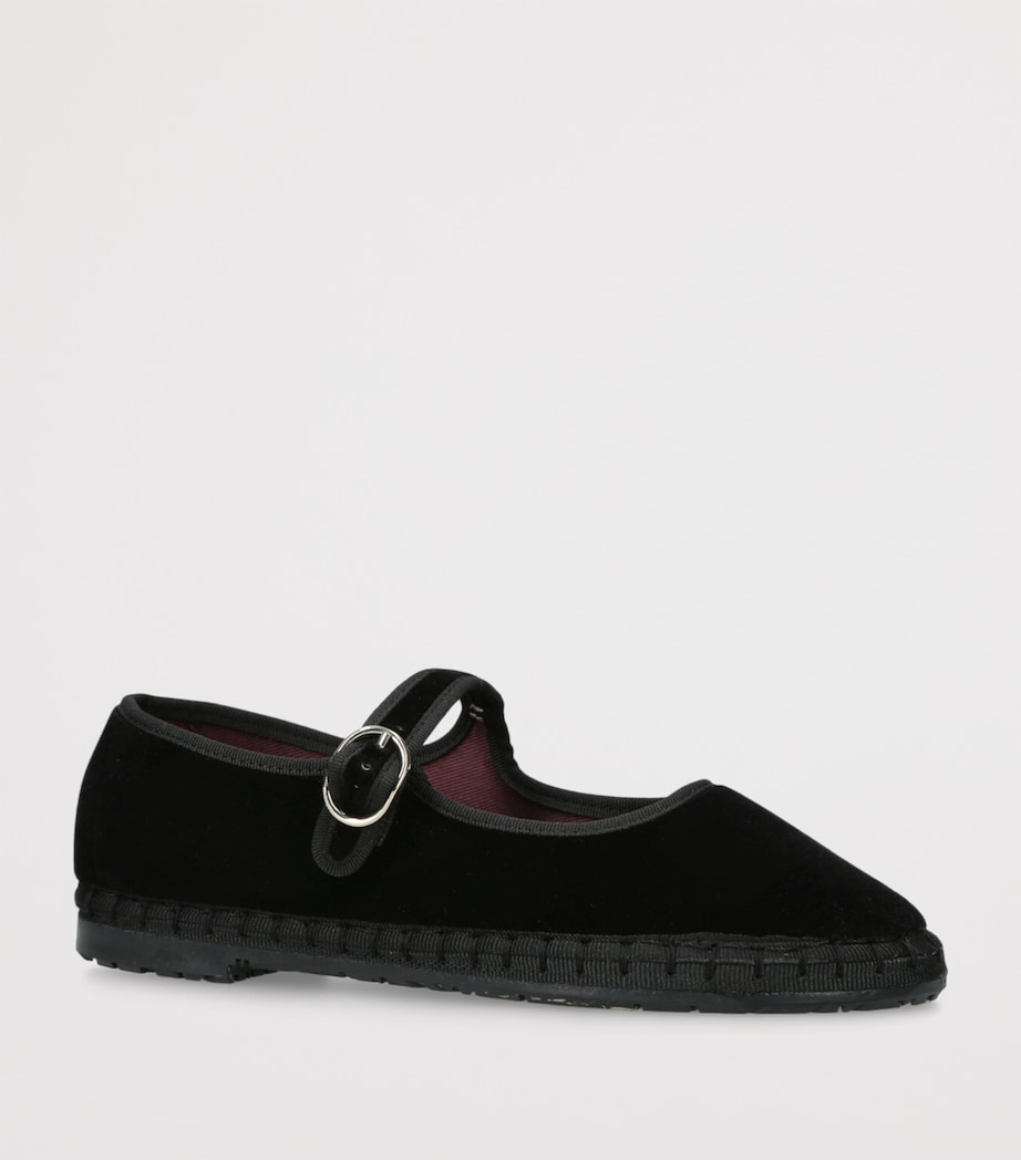 Velvet Antonia Mary Janes BLACK Image 3