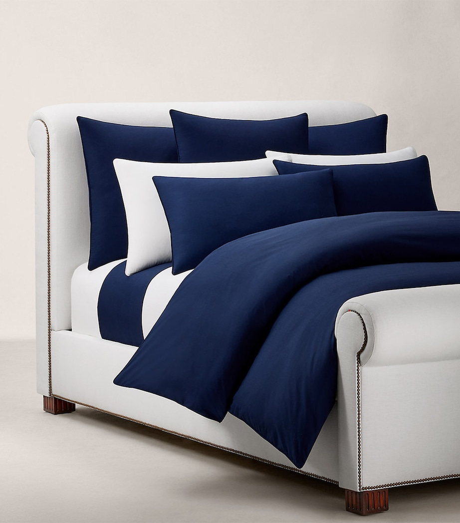 Ralph Lauren Home Cotton Player Double Fitted Sheet (140cm x 200cm) Newport Image 4