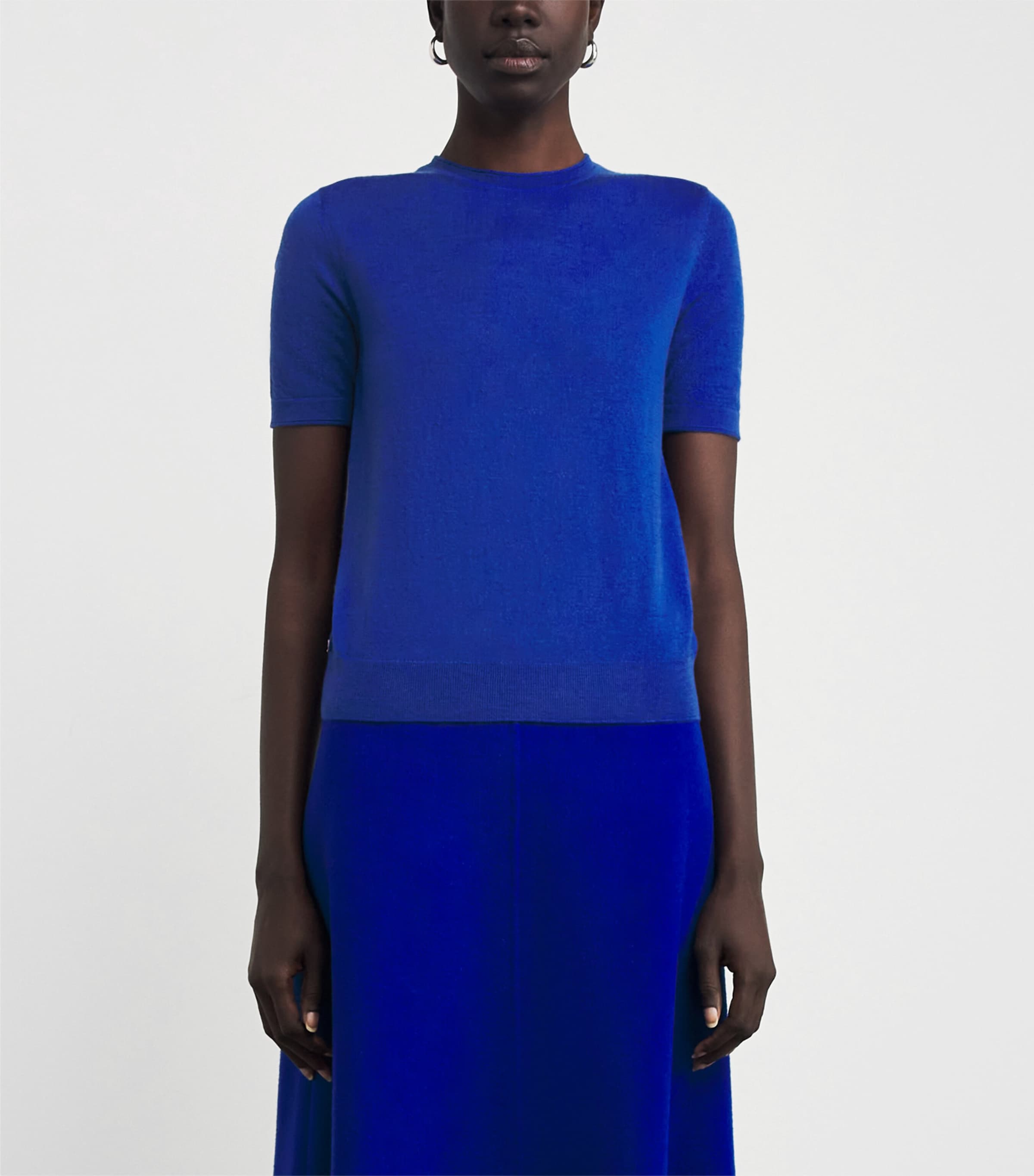 Cashmere Crew-Neck Sweater GALAXY BLUE Image 3