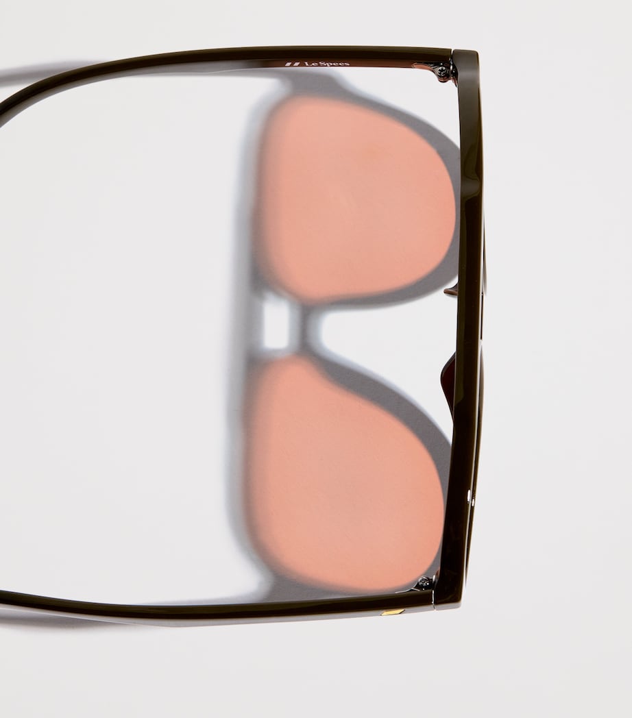 Le Specs Tragic Magic Aviator Sunglasses Grn Image 5