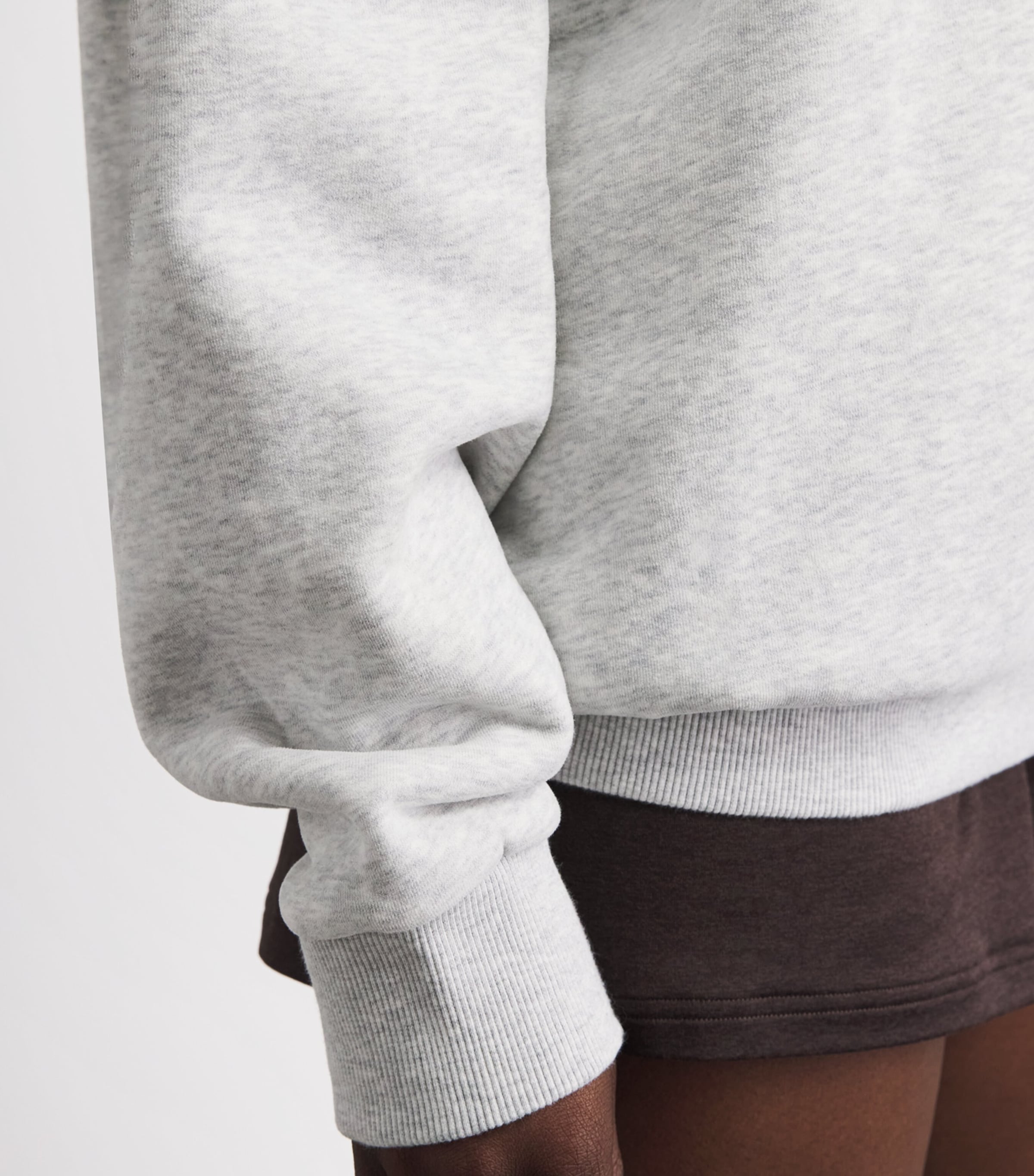 VUORI Womens Restore Oversized Hoodie Pale Grey Heather Image 3
