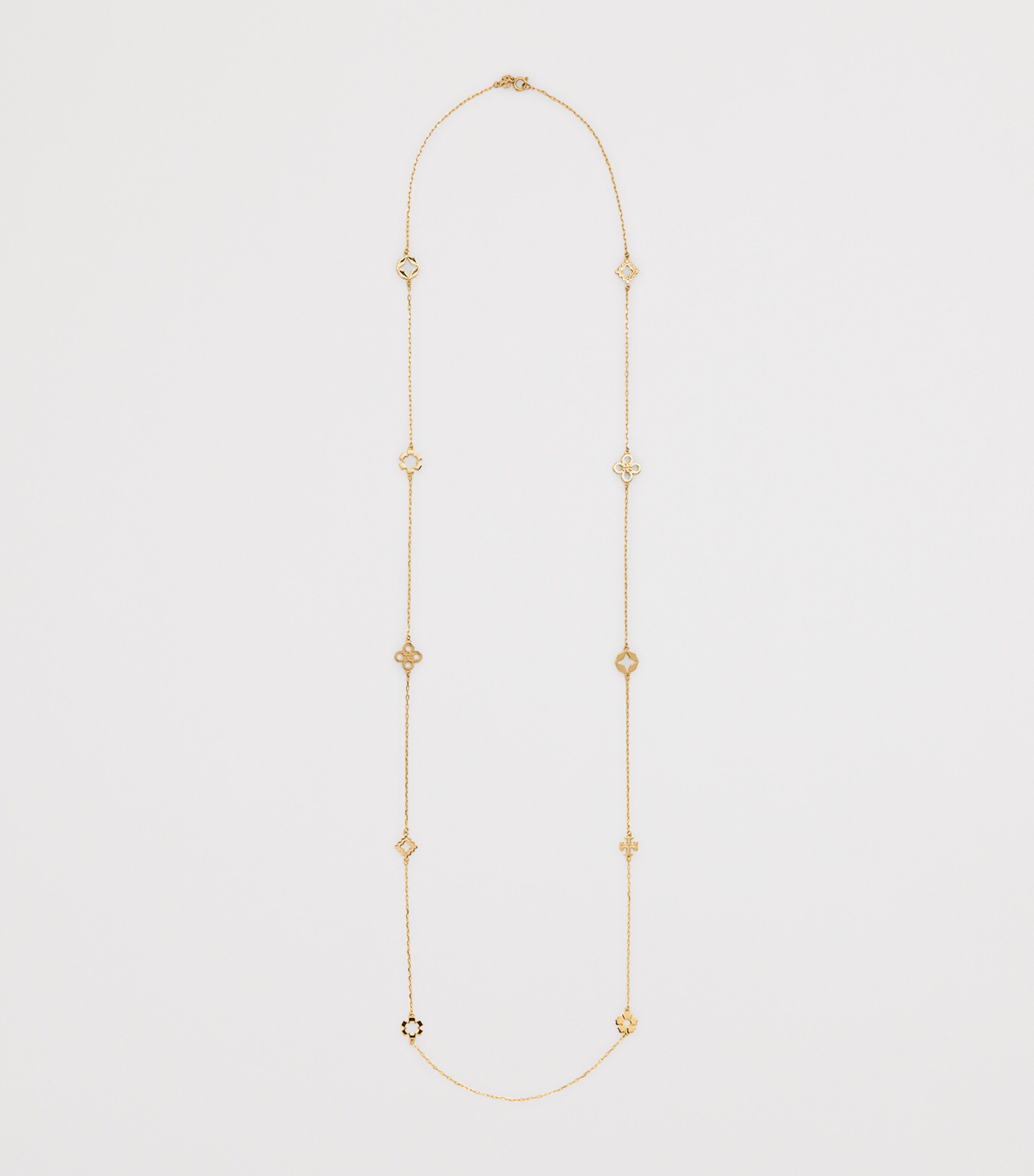 Long Kira Clover Necklace 720 TORY GOLD Image 3